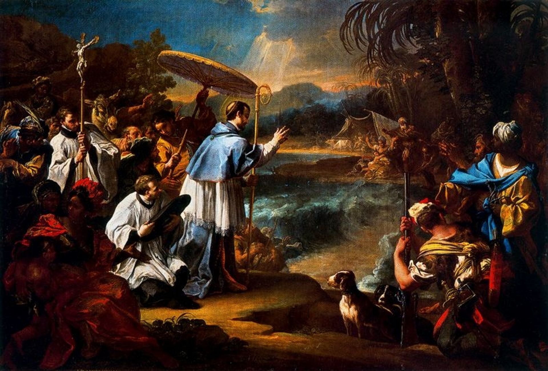 Milagro De Santo Toribio by Sebastiano Conca
