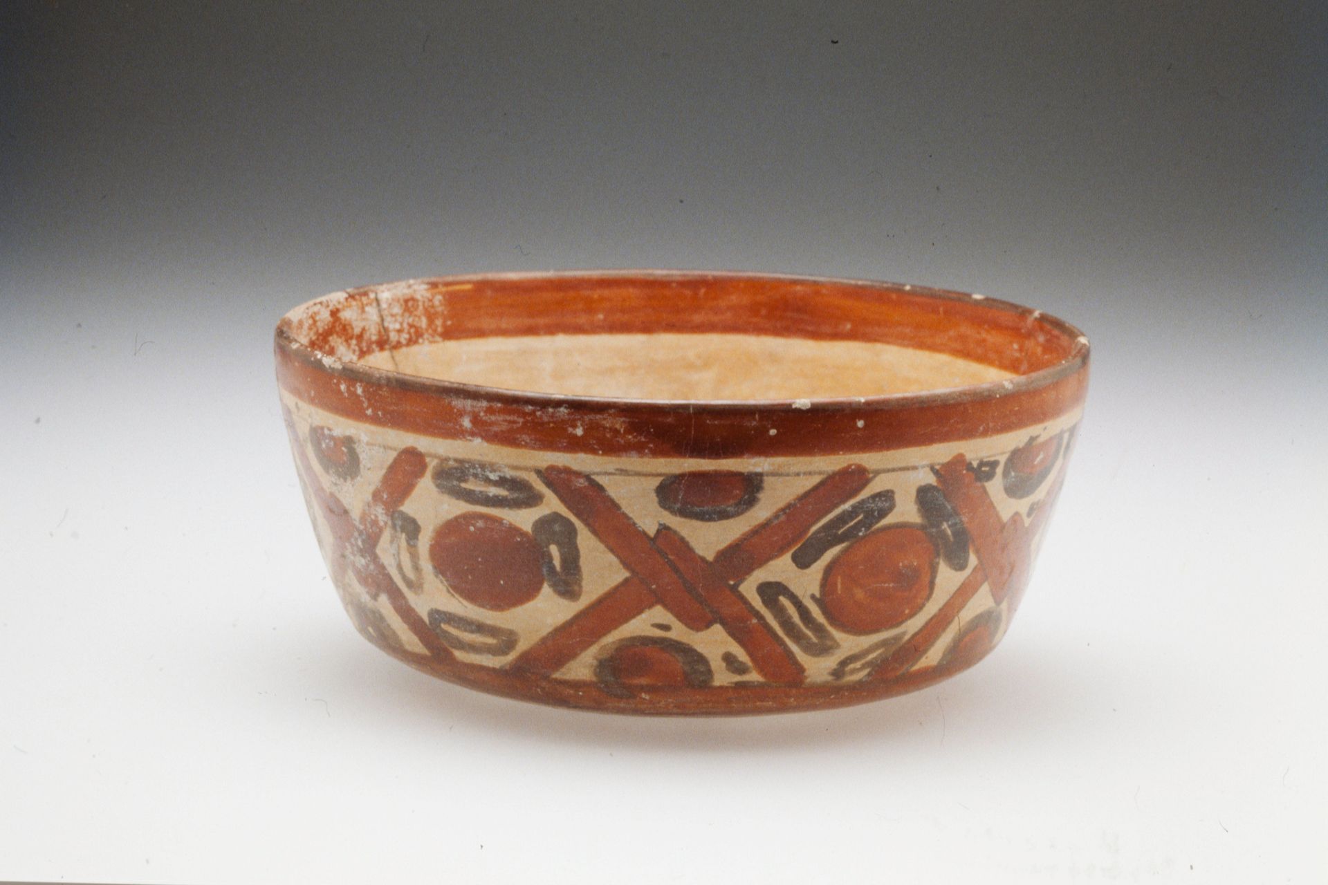 Bowl with Geometric Design by Maya