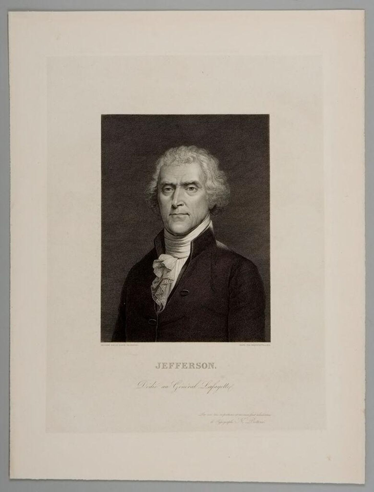 Thomas Jefferson by FranÃ§ois Jacques Dequevauviller