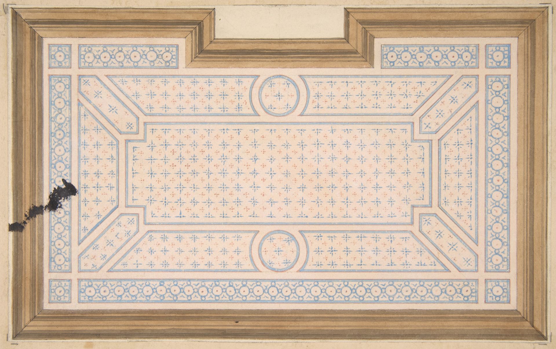 Design for a ceiling by Jules-Edmond-Charles Lachaise