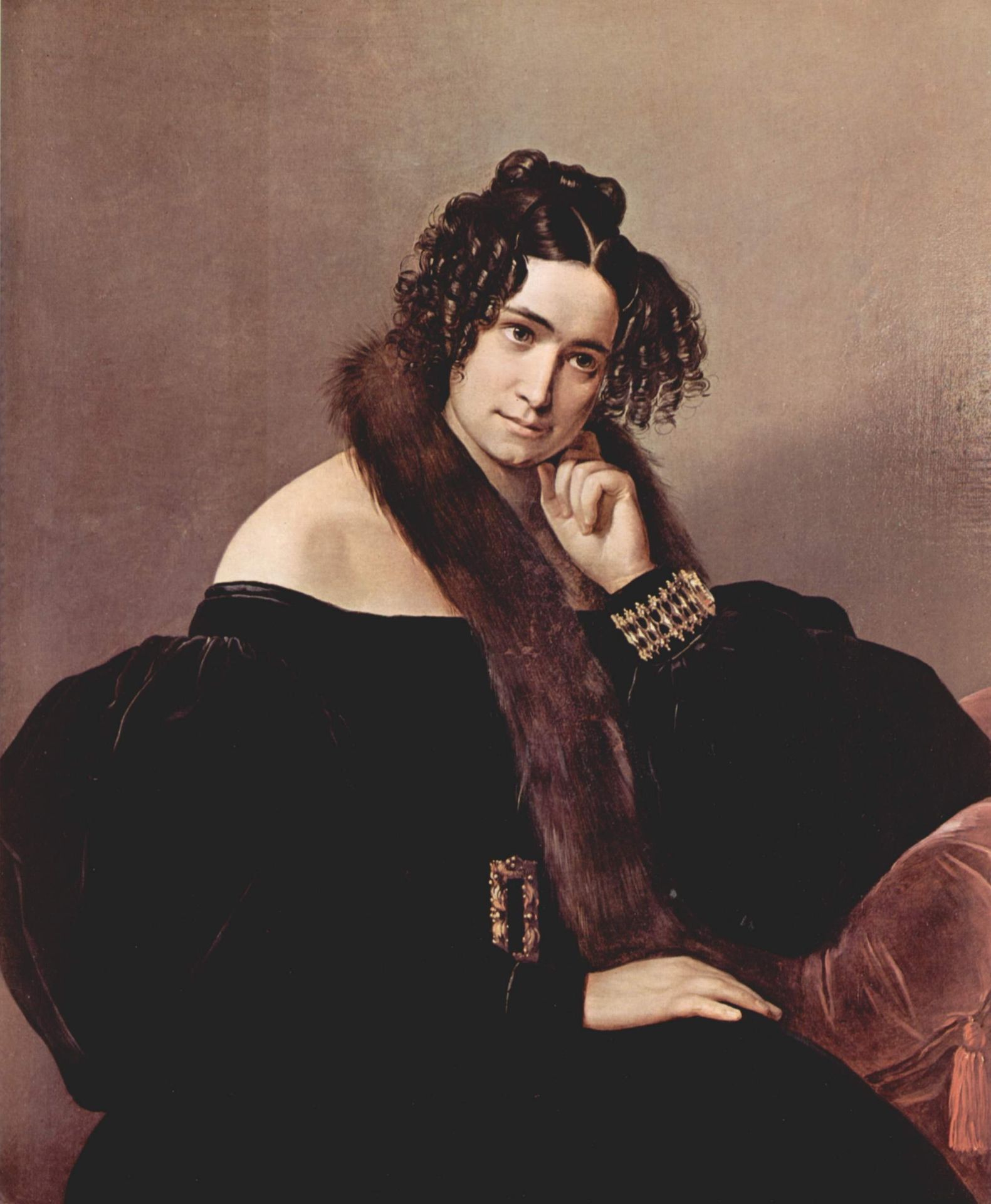 Portrait of Felicina Caglio Perego di Cremnago by Francesco Hayez