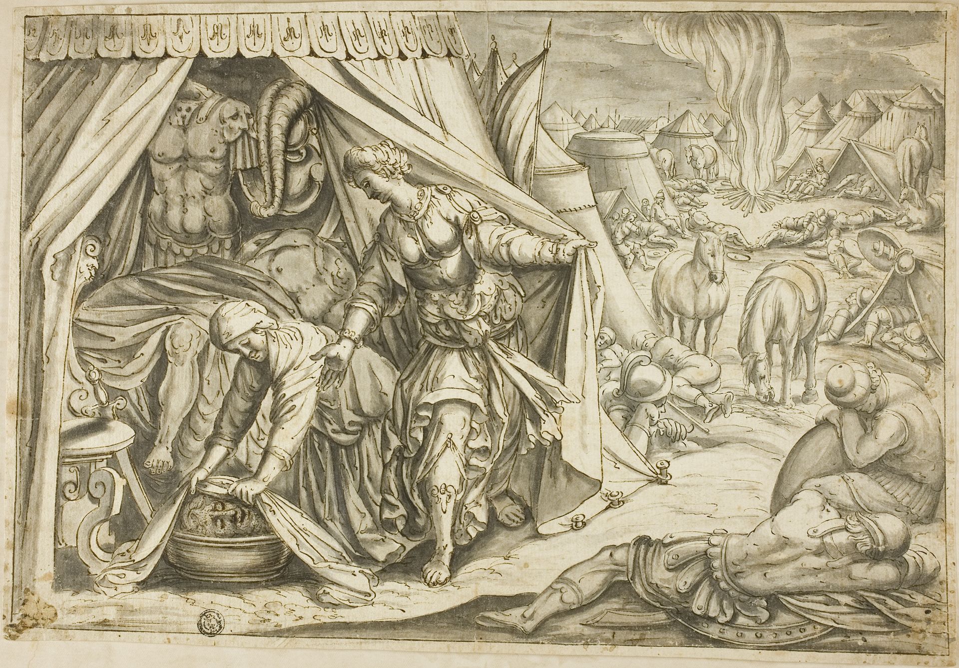 Judith and Holofernes by Antonio Tempesta
