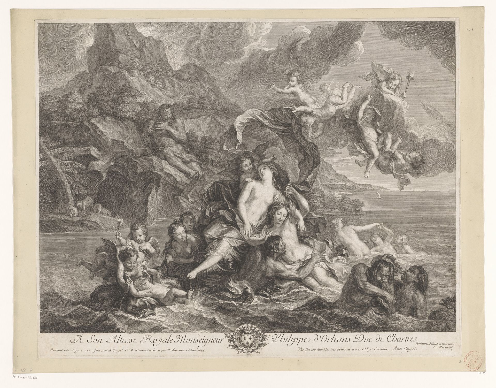 Triomf van Galatea by Antoine Coypel