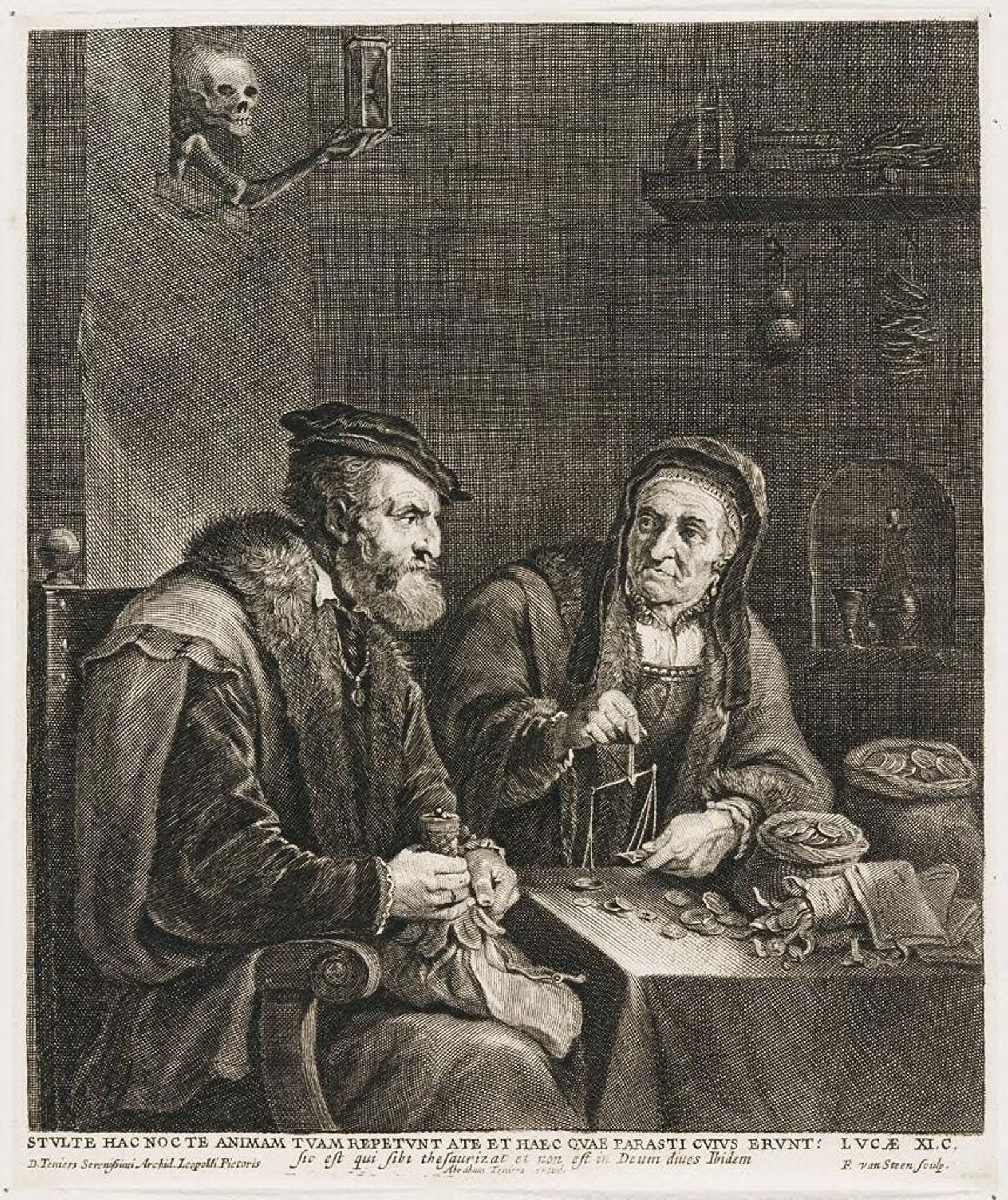 The Gold-Weighers by Frans van der Steen