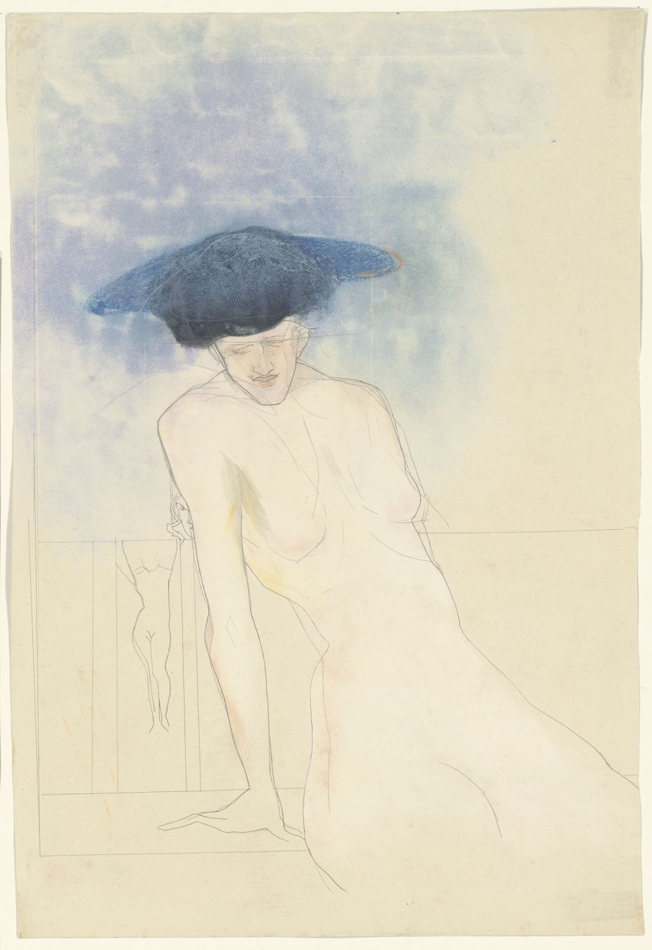 Zittende figuur by Karel de Nerée tot Babberich