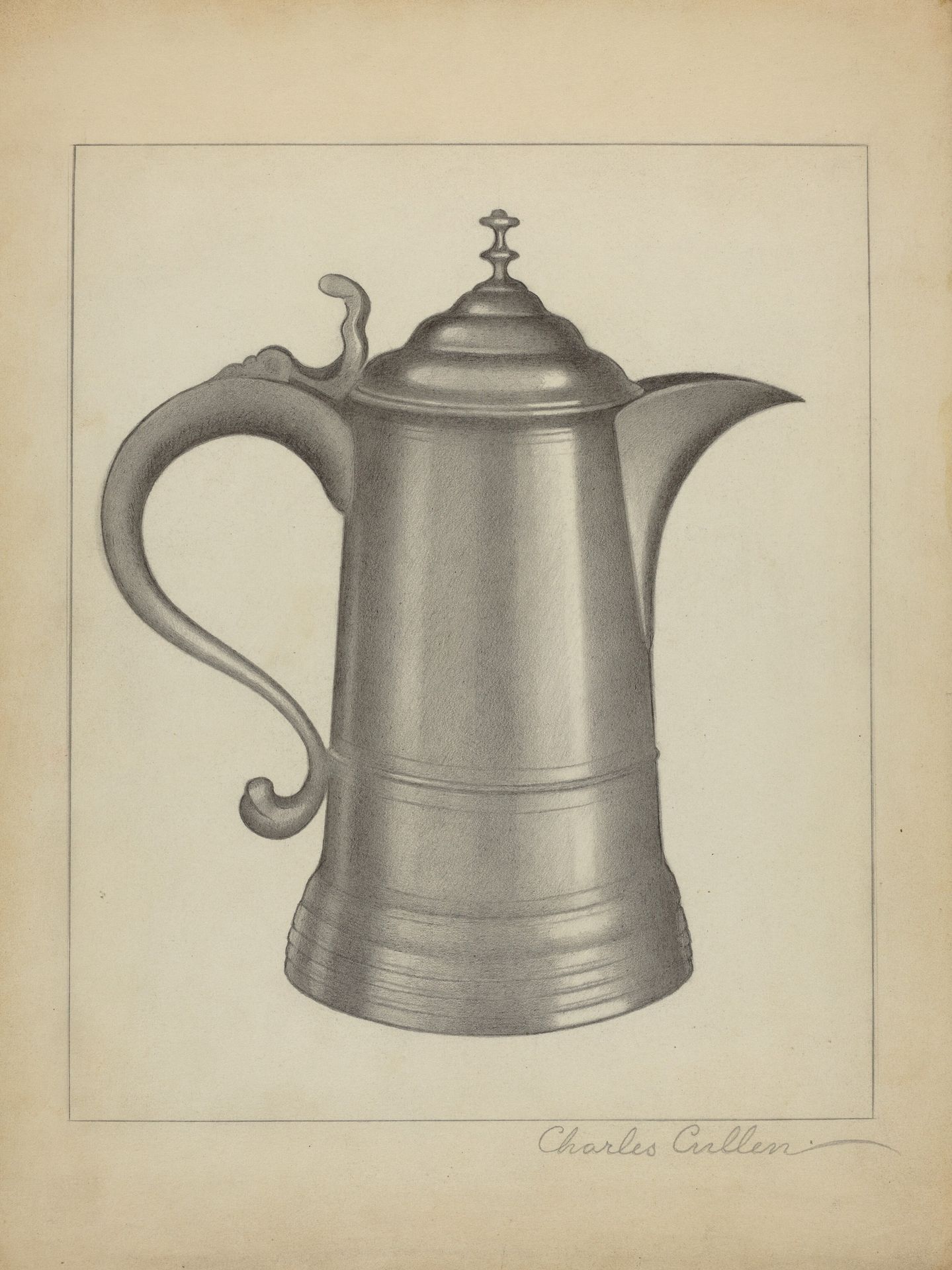 Pewter Tankard by Charles Cullen