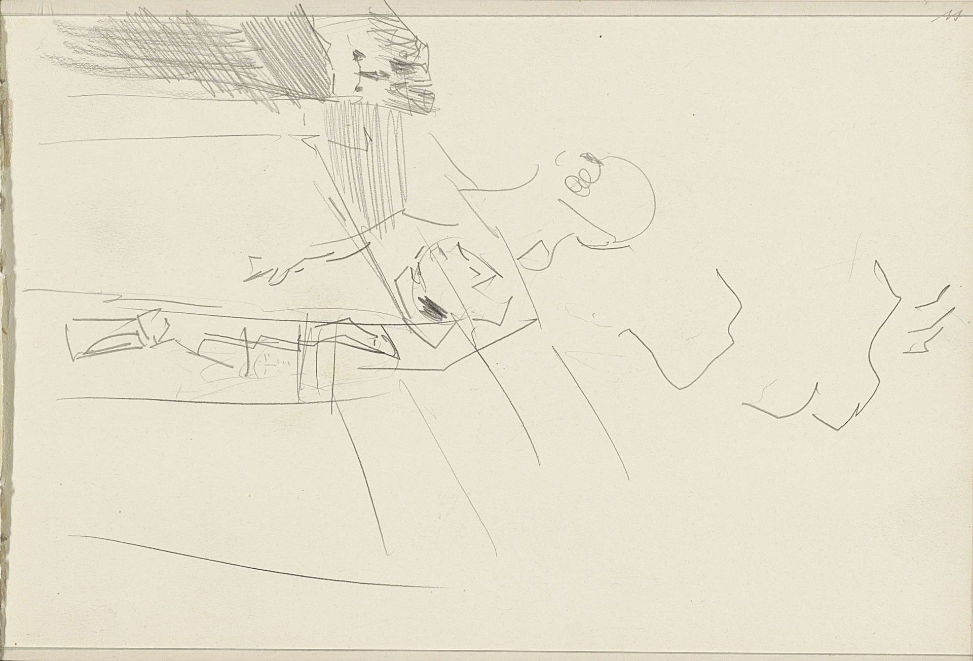 Danseres op het toneel by Isaac Israels