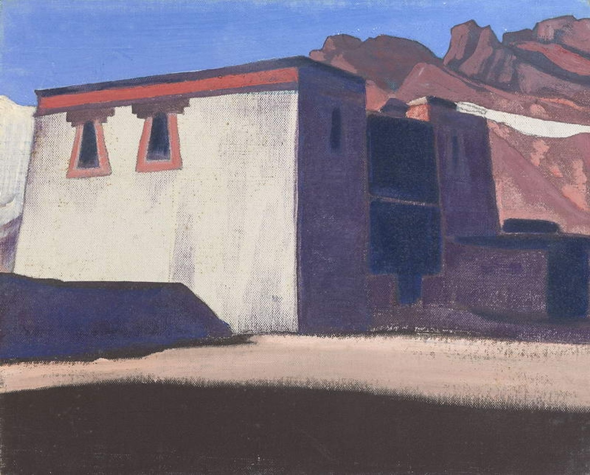 Sharugen Monastery. Tibet. by Nicholas Roerich