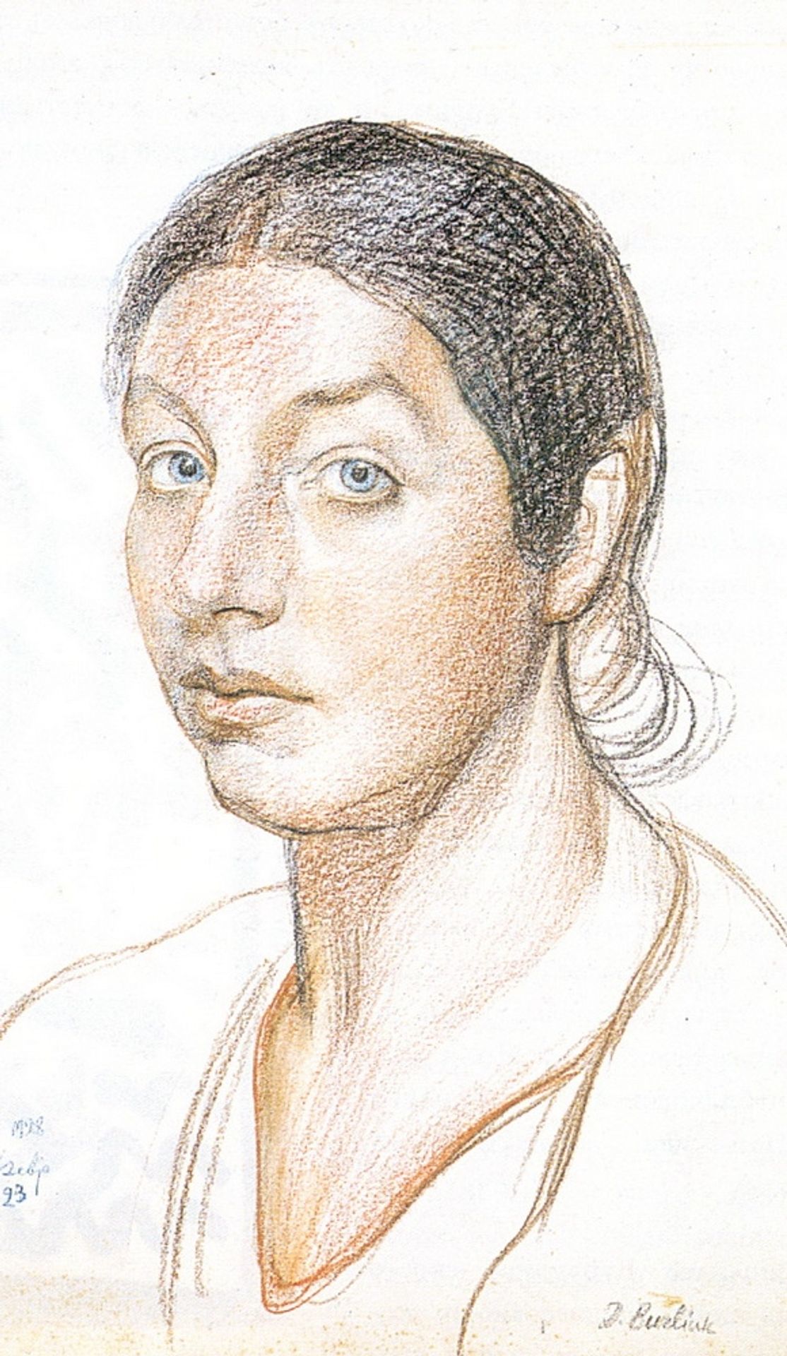 Marusia (Portrait of the Artist's Wife) by David Burliuk