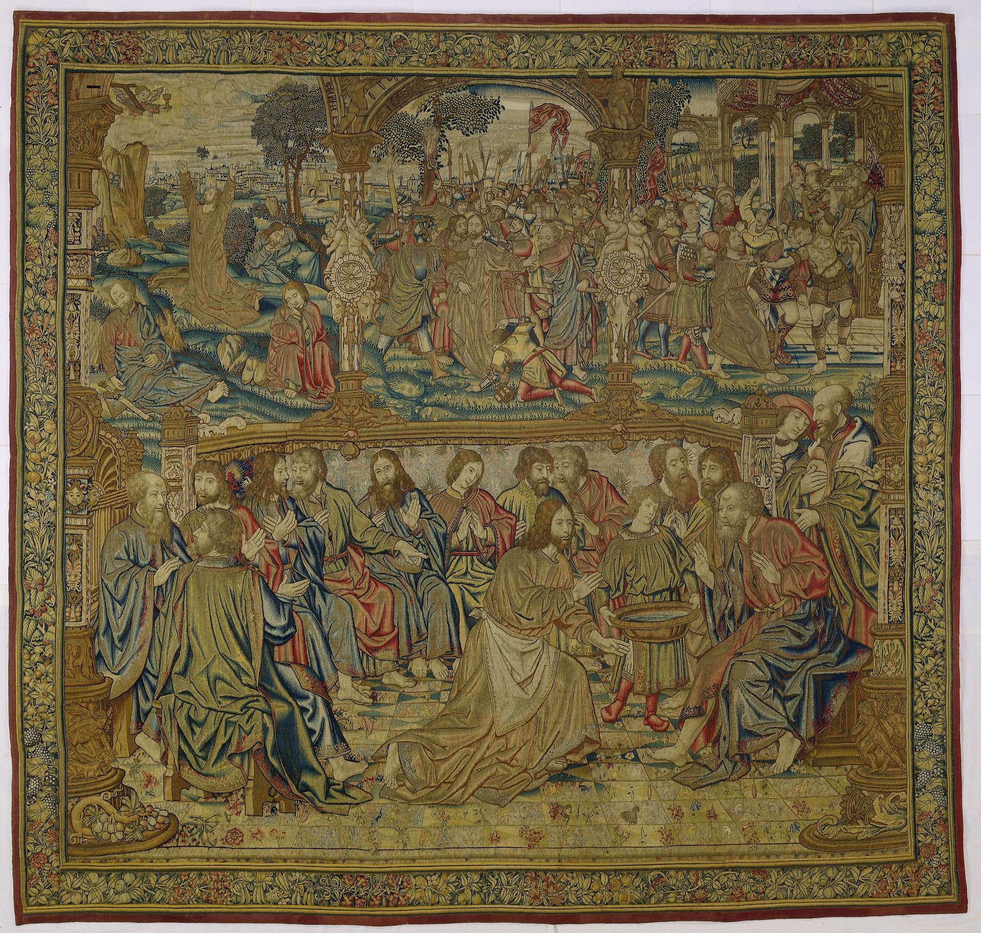 De voetwassing by Pieter van Edingen