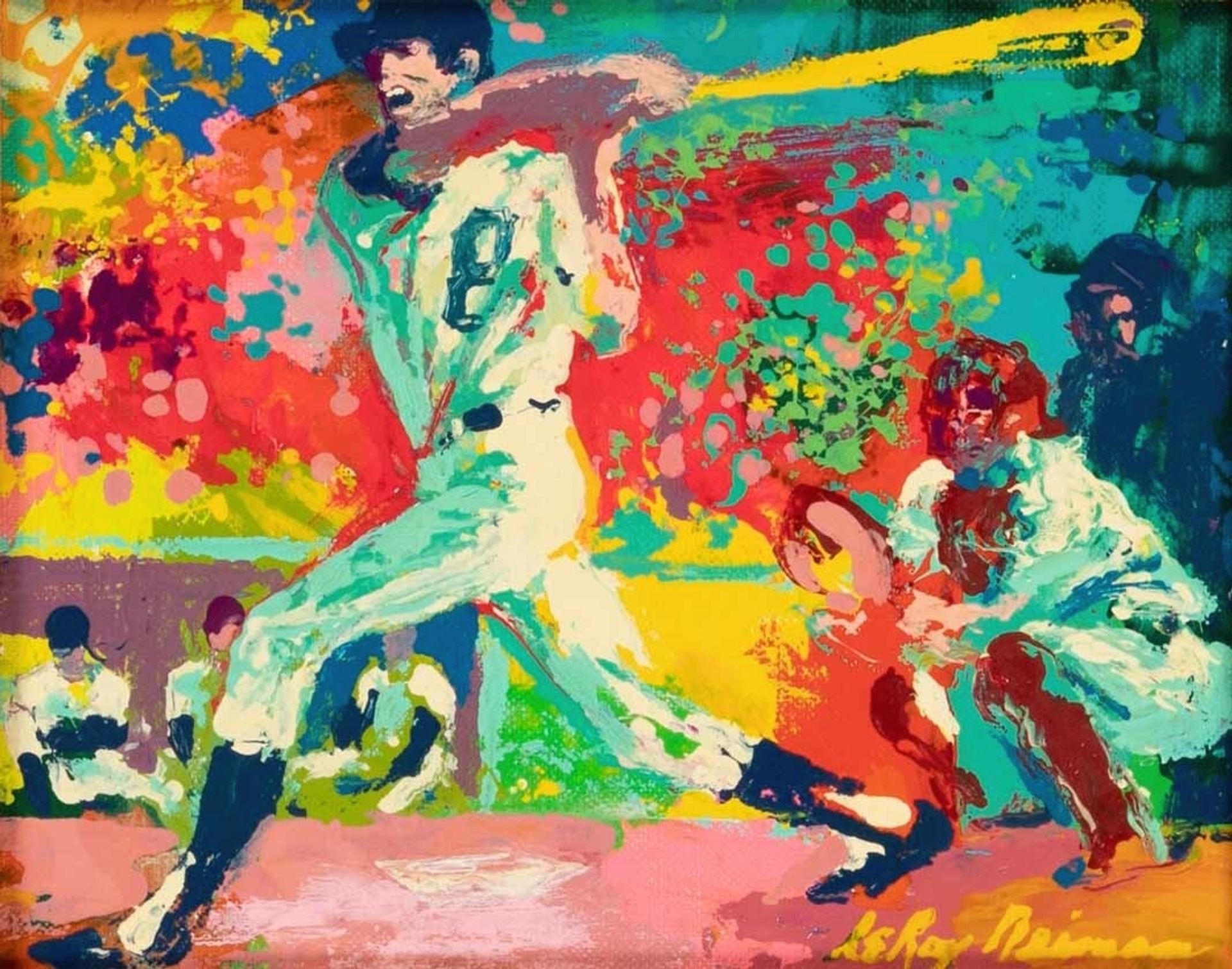 Baseball Game by LeRoy Neiman
