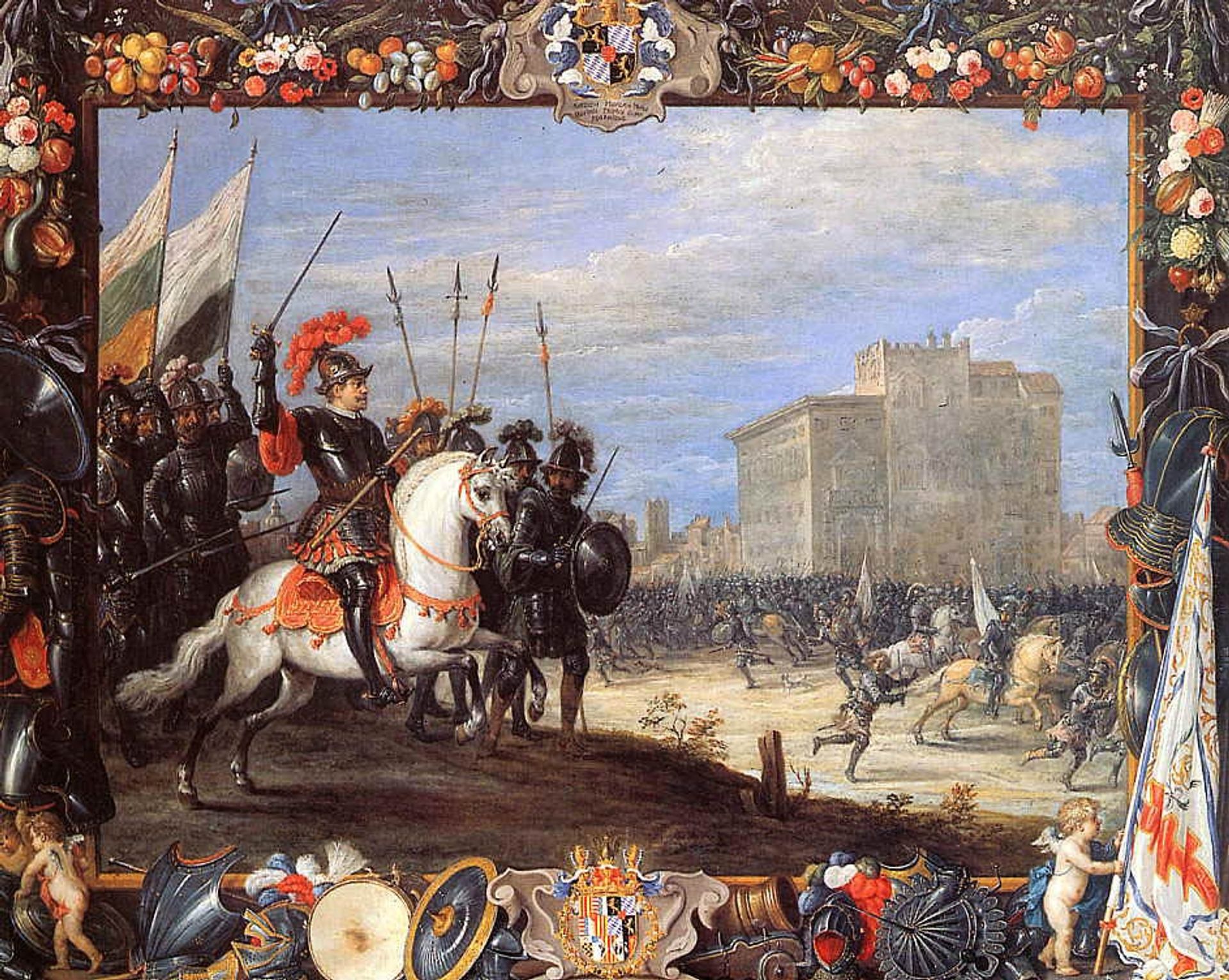 David Antonio Manocada repulses Caberra by David Teniers The Younger