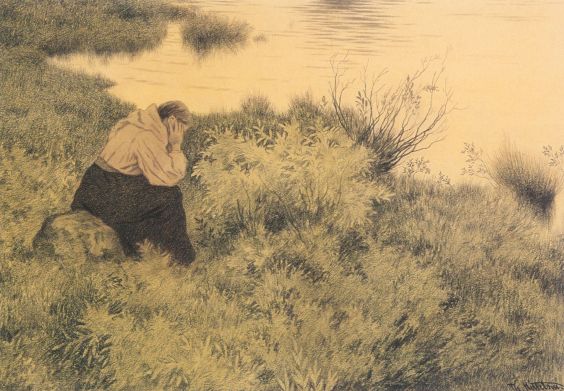 Me, me, me, me they will lead far away from the country by Theodor Severin Kittelsen