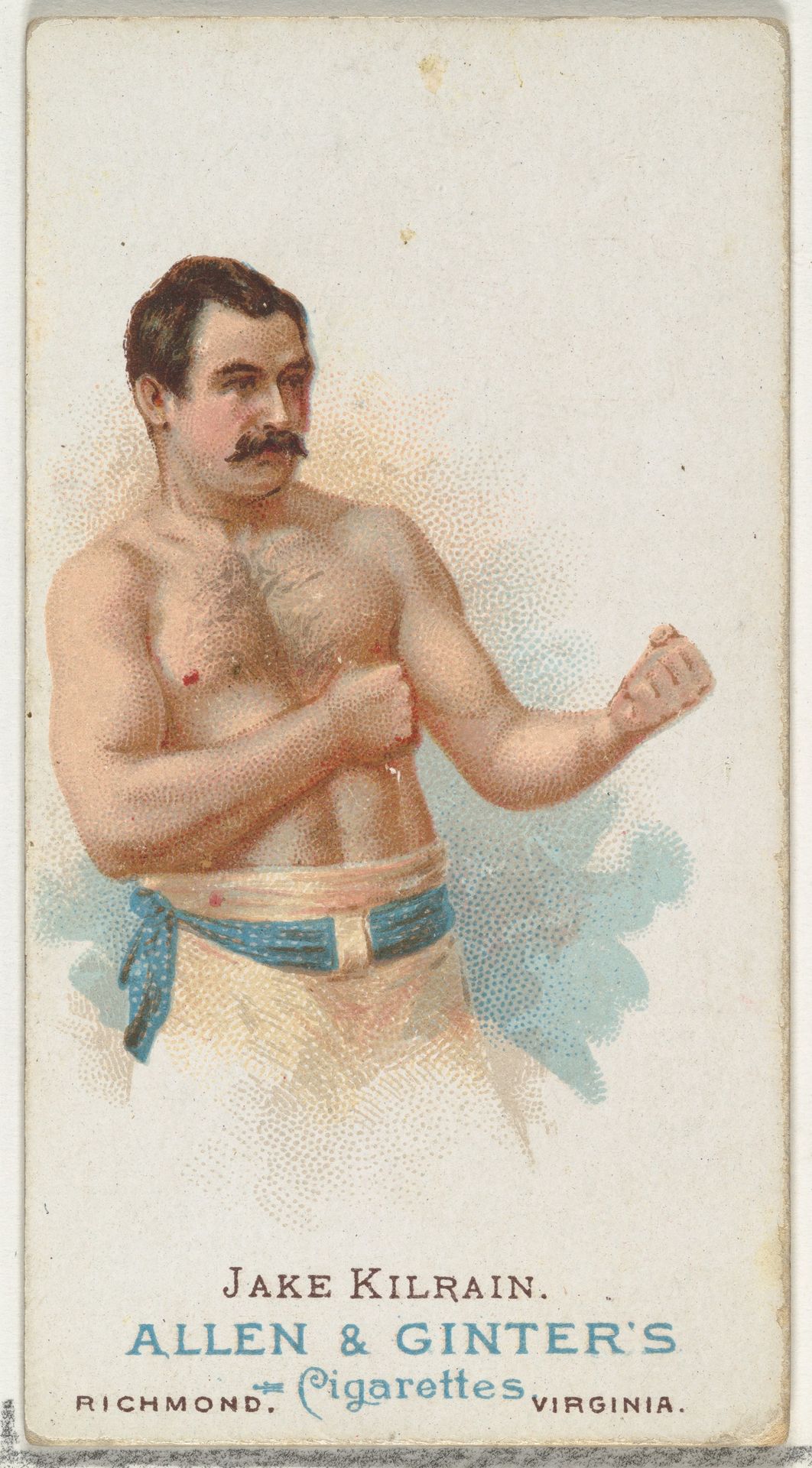Jake Kilrain, Pugilist, from World's Champions, Series 1 (N28) for Allen & Ginter Cigarettes by Allen & Ginter