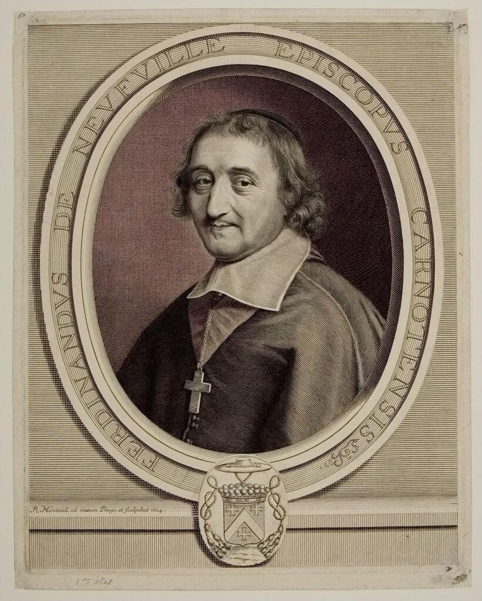 Ferdinand de Neufville by Robert Nanteuil