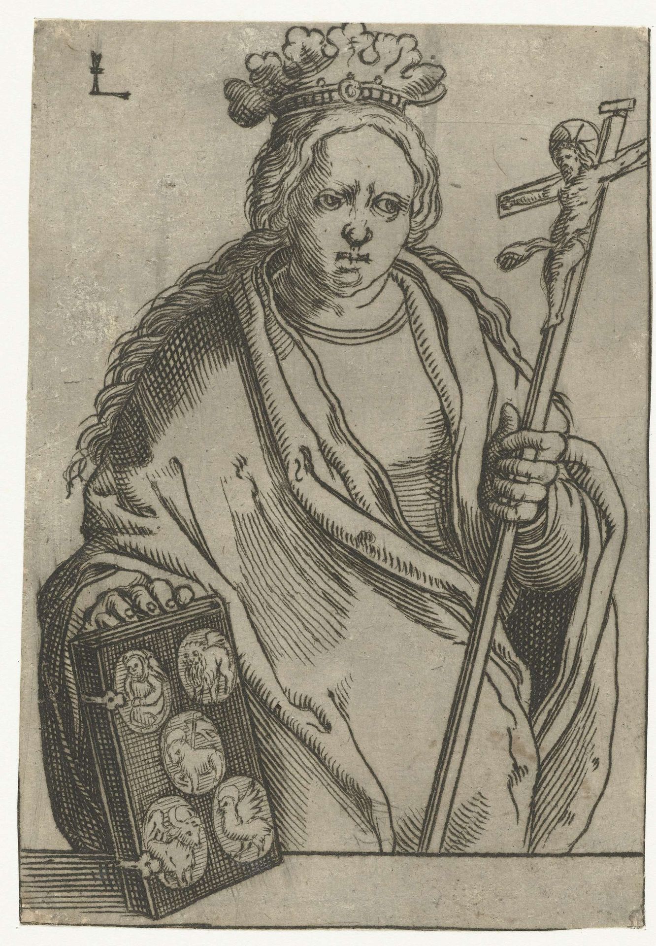 Personificatie van het Chistelijke Geloof by Anonymous
