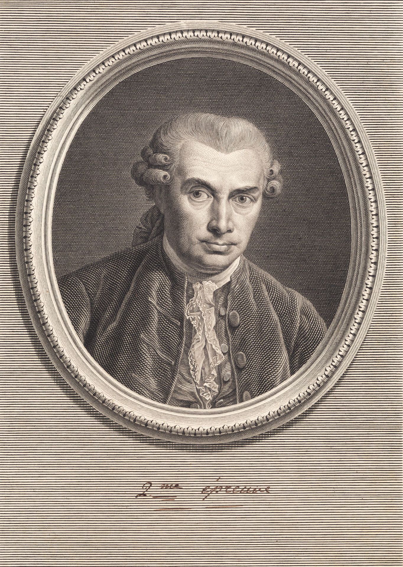 Portræt af læge Johan von Berger by J.F. Clemens
