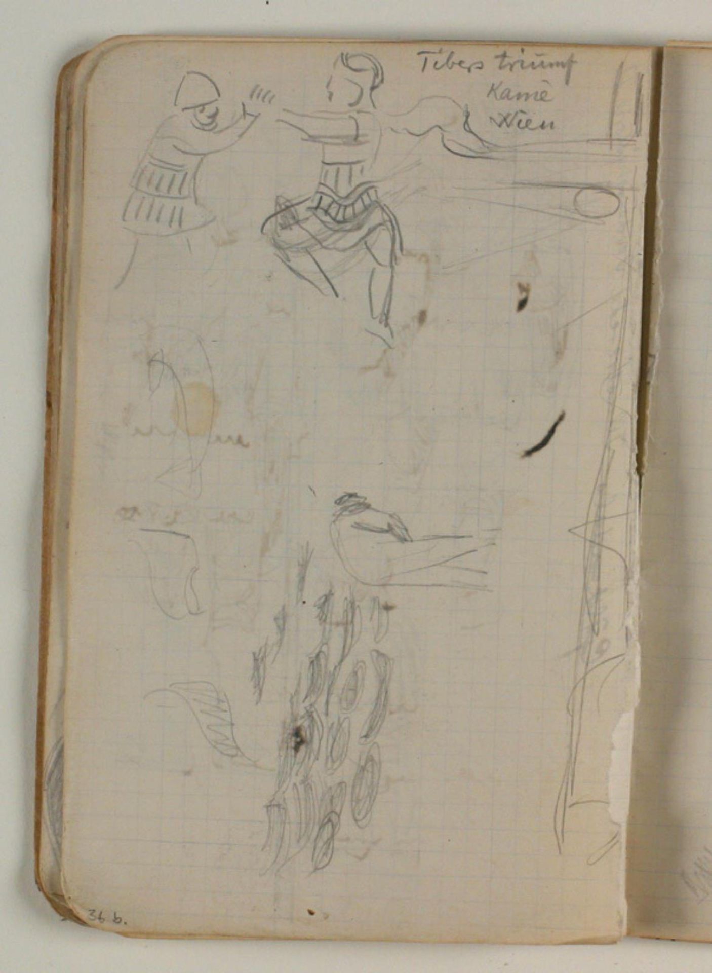 Skitse af romerske soldater by Niels Larsen Stevns