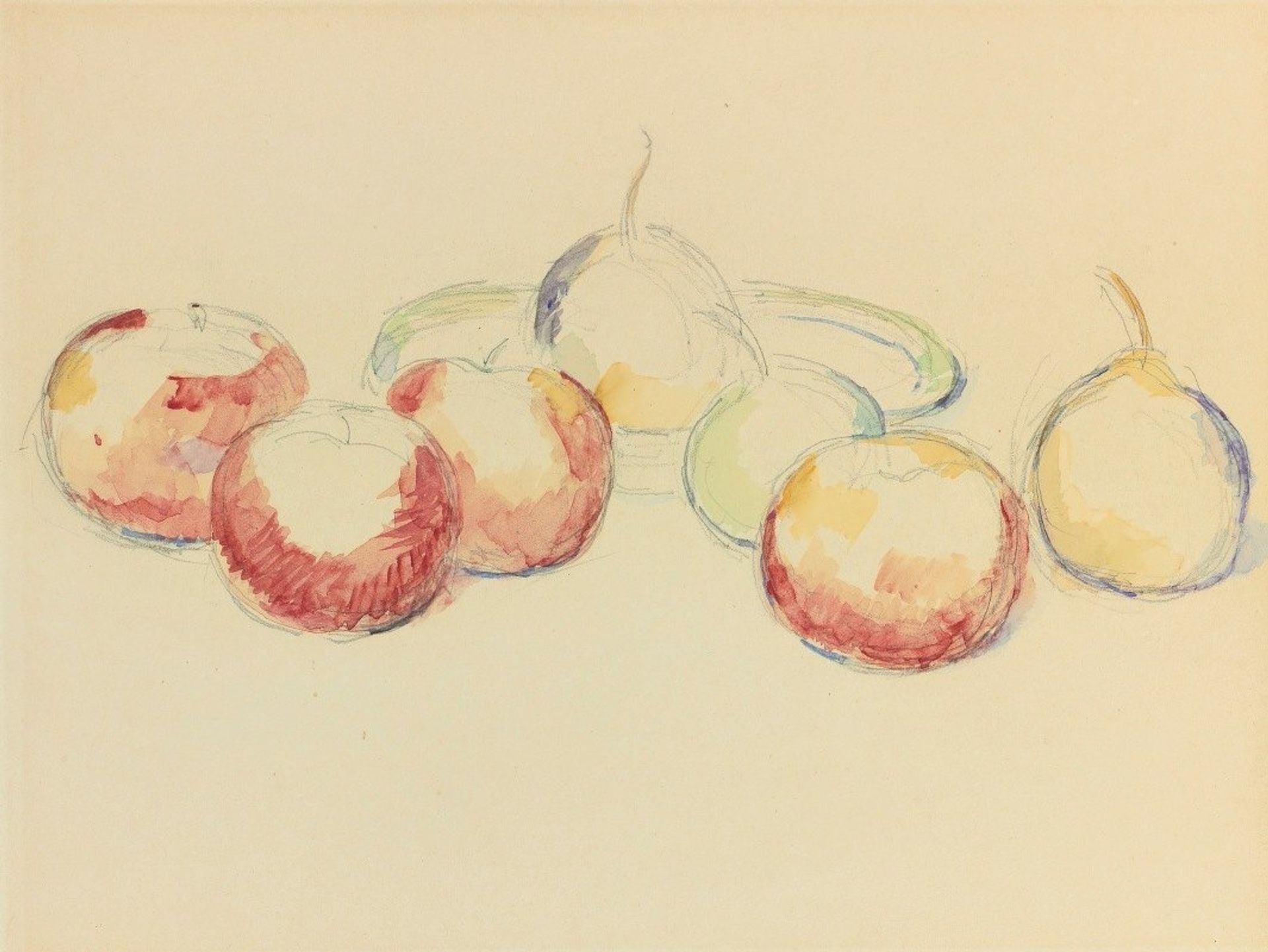 Pommes Et Poires by Paul Cézanne