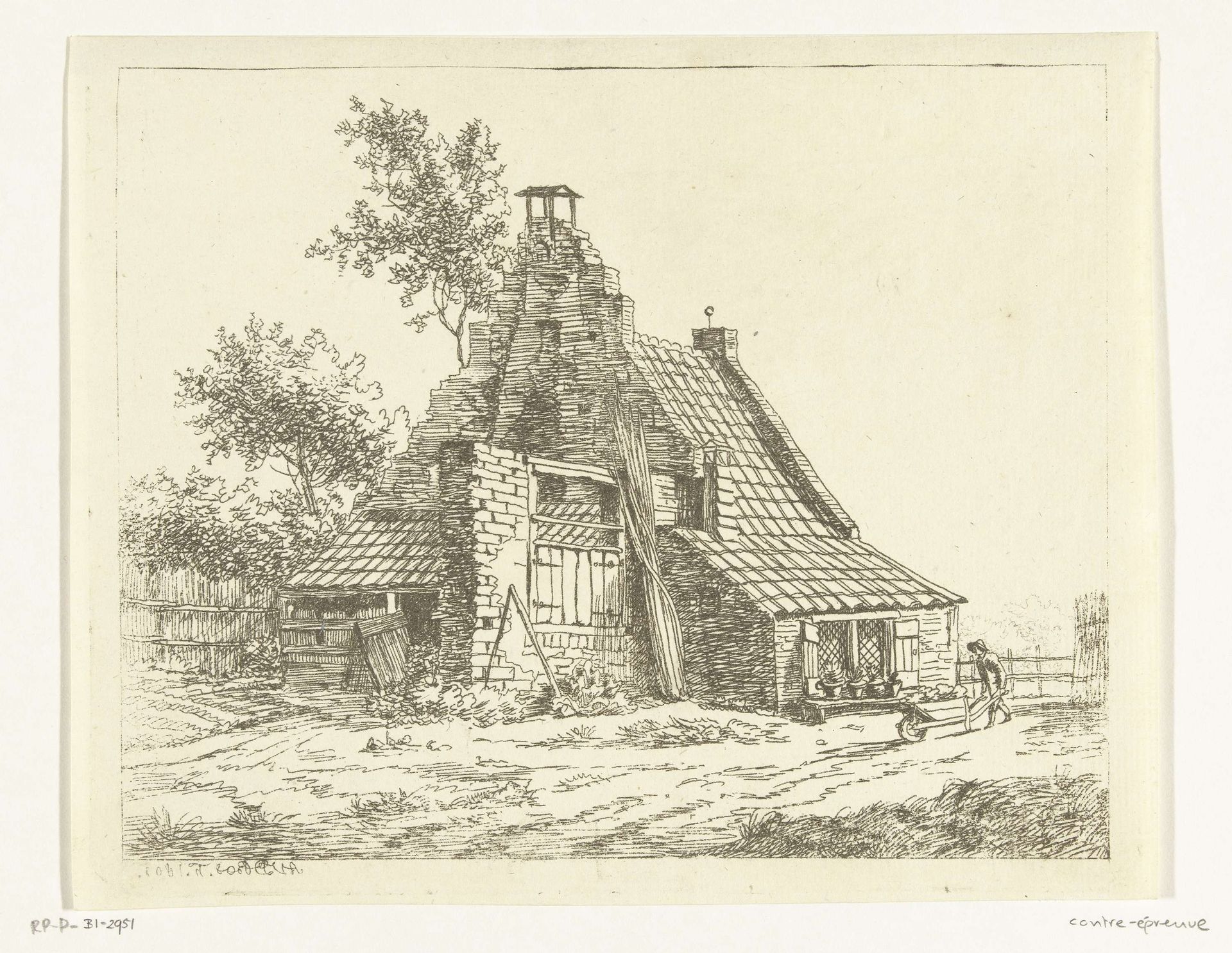 Ruïne van het huis Snaatburg te Maarssen by Anthonie van den Bos