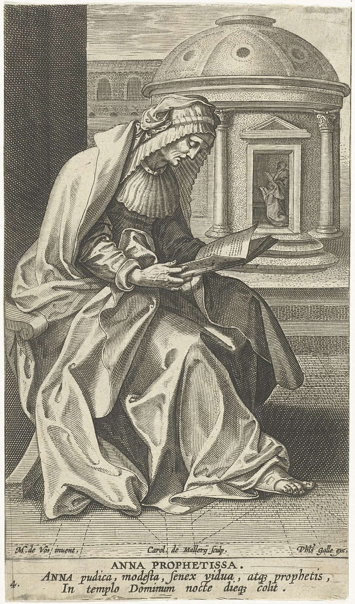 Hanna de profetes by Karel van Mallery