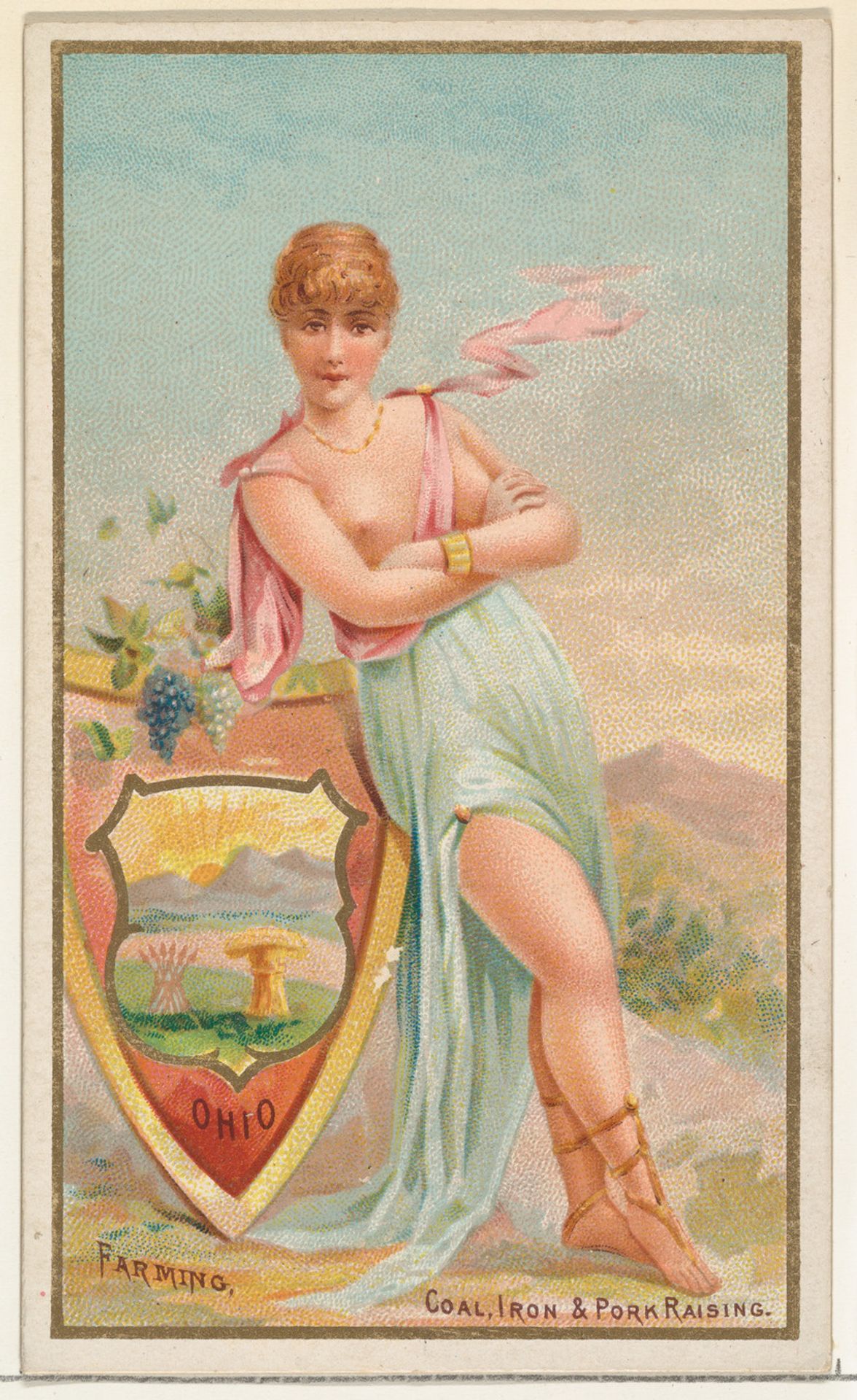Ohio, from the Industries of States series (N117) issued by Duke Sons & Co. to promote Honest Long Cut Tobacco by W. Duke, Sons & Co.