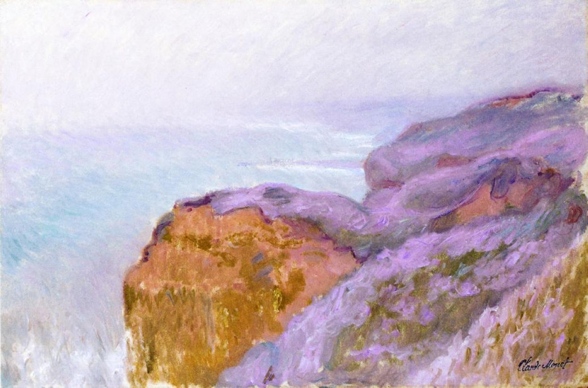 At Val Saint-Nicolas, near Dieppe by Claude Monet