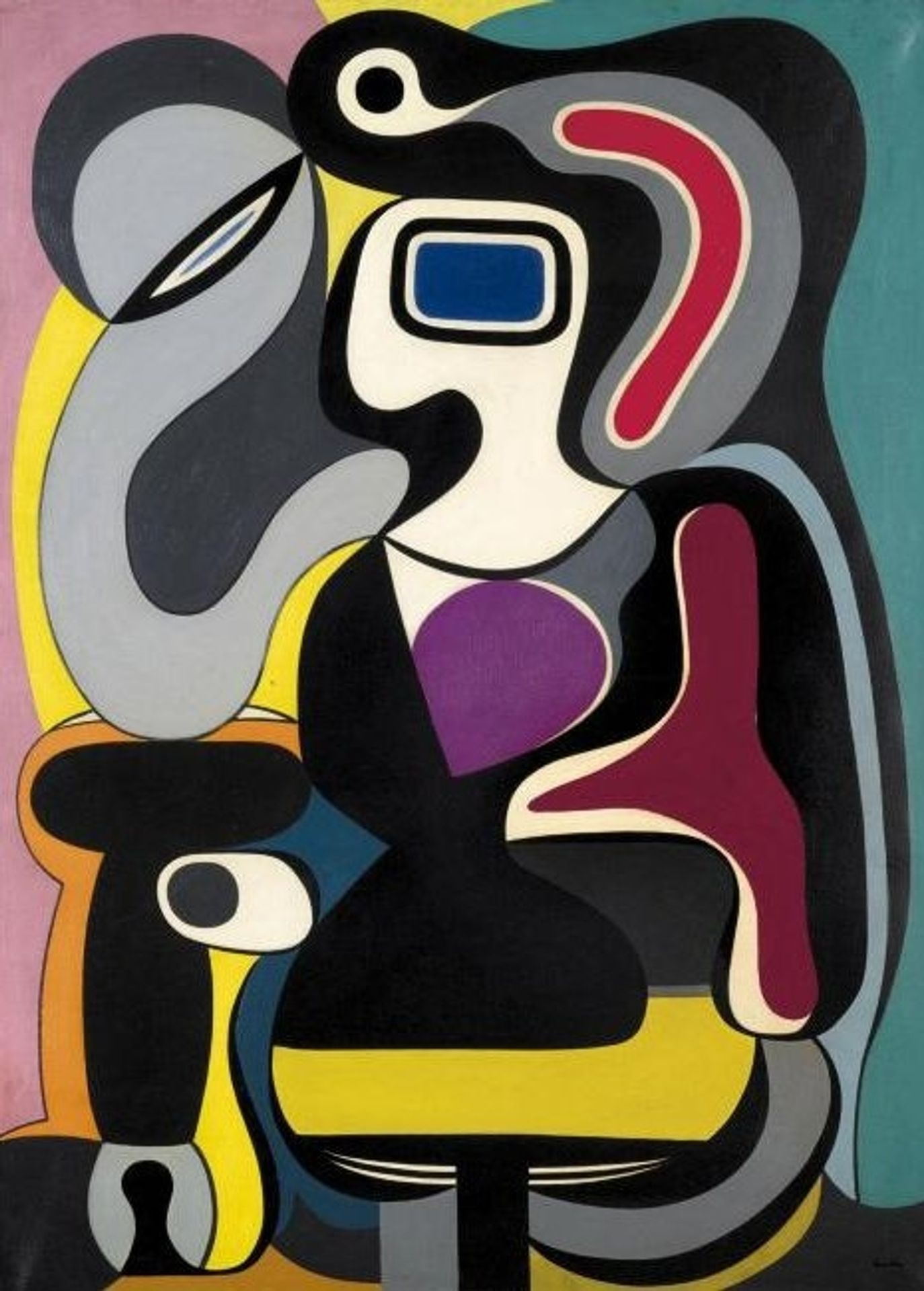 Composition by Auguste Herbin