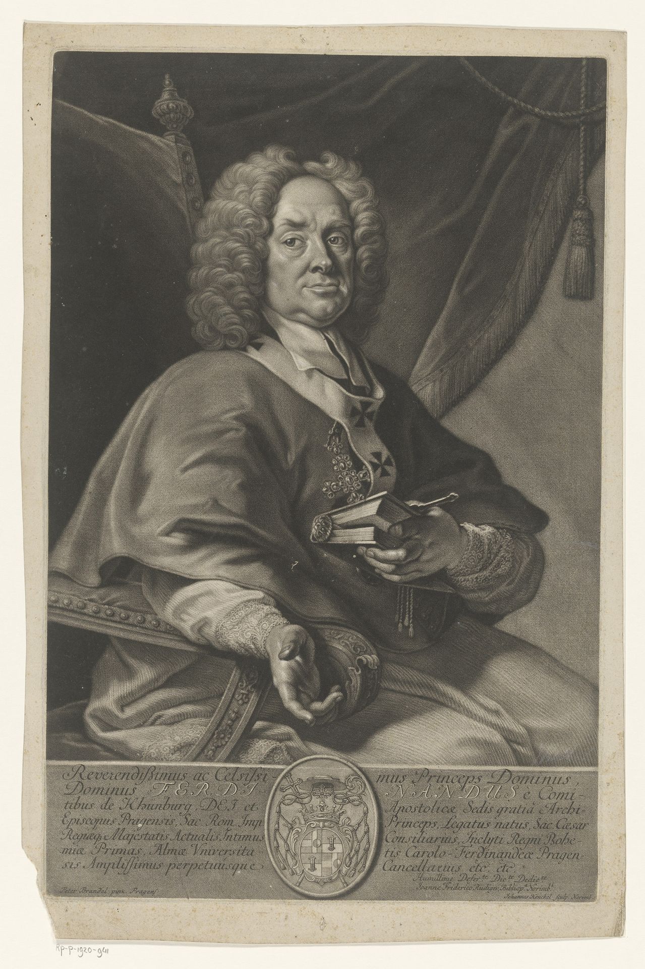 Portret van Franz Ferdinand von Kuenburg by Johann Kenckel