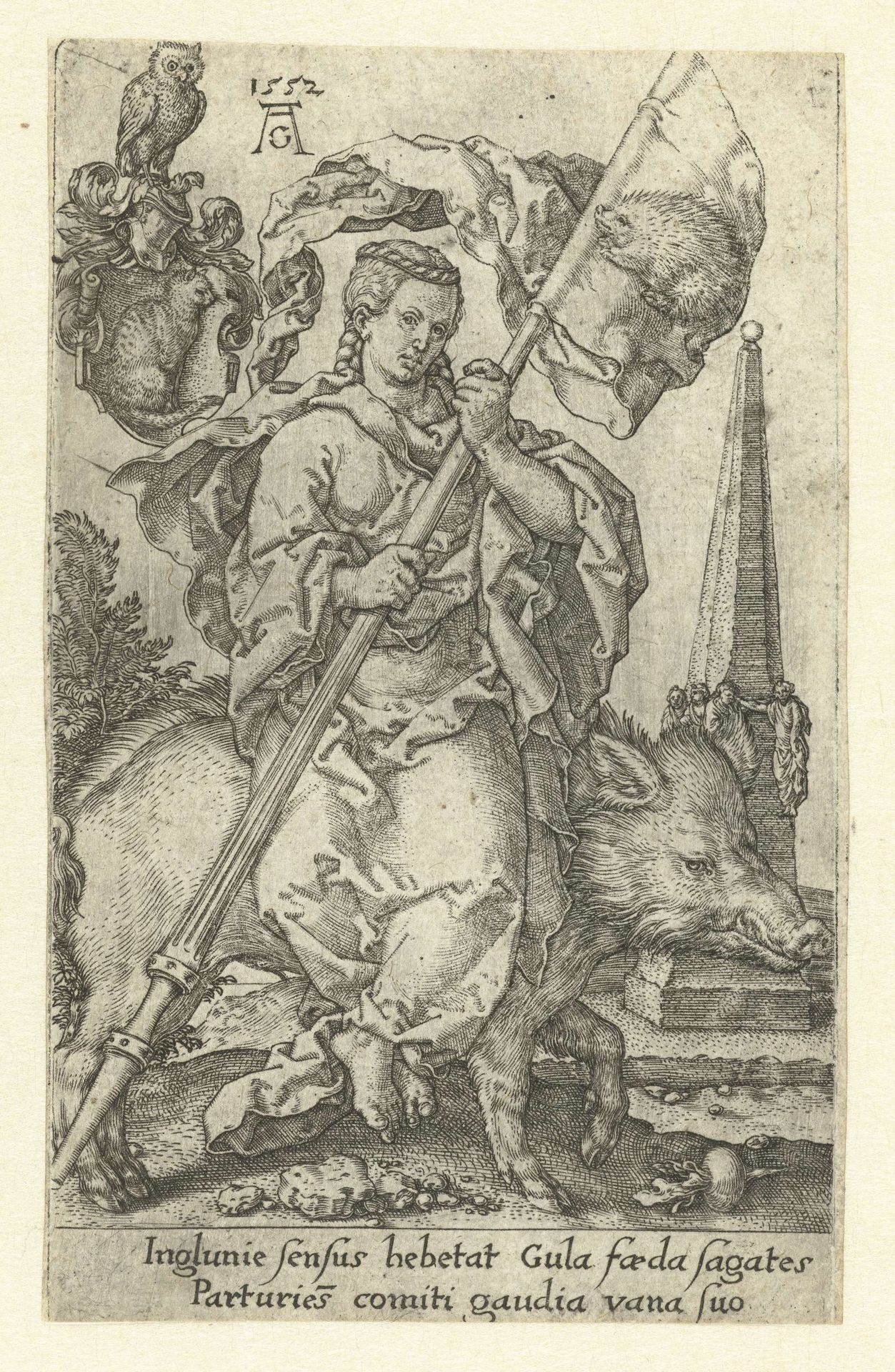 Vraatzucht by Heinrich Aldegrever
