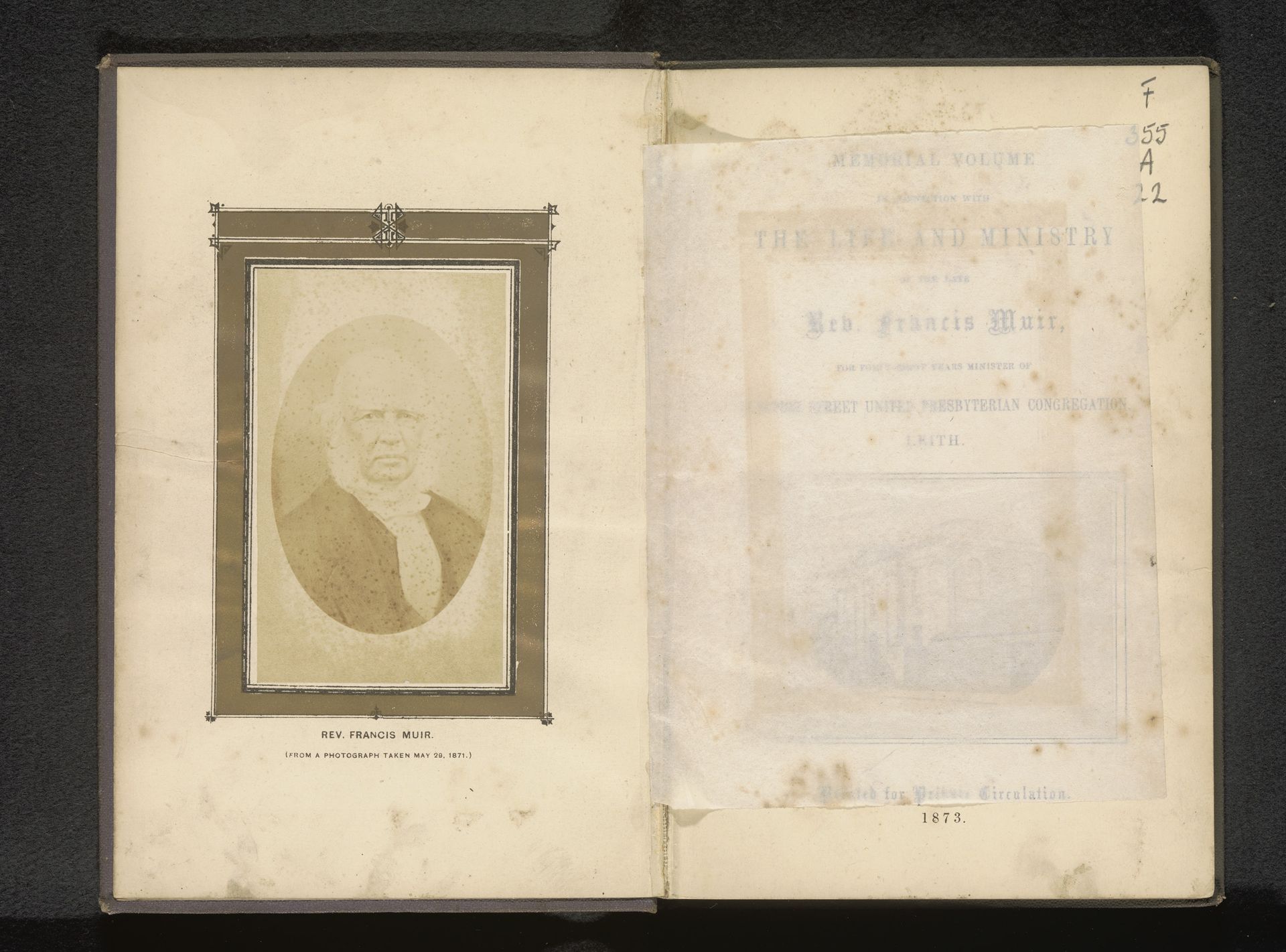 Rev. Francis Muir by Anonymous