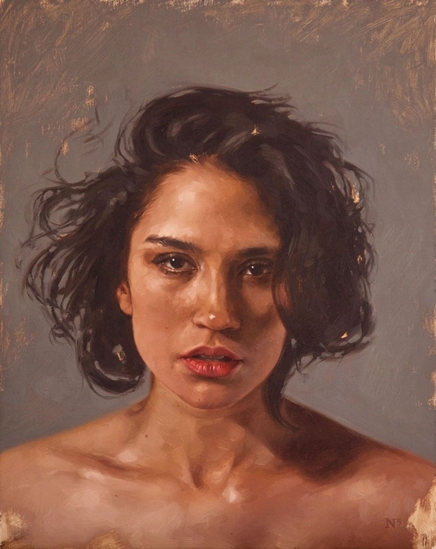 portrait of Ophelia by Aaron Nagel