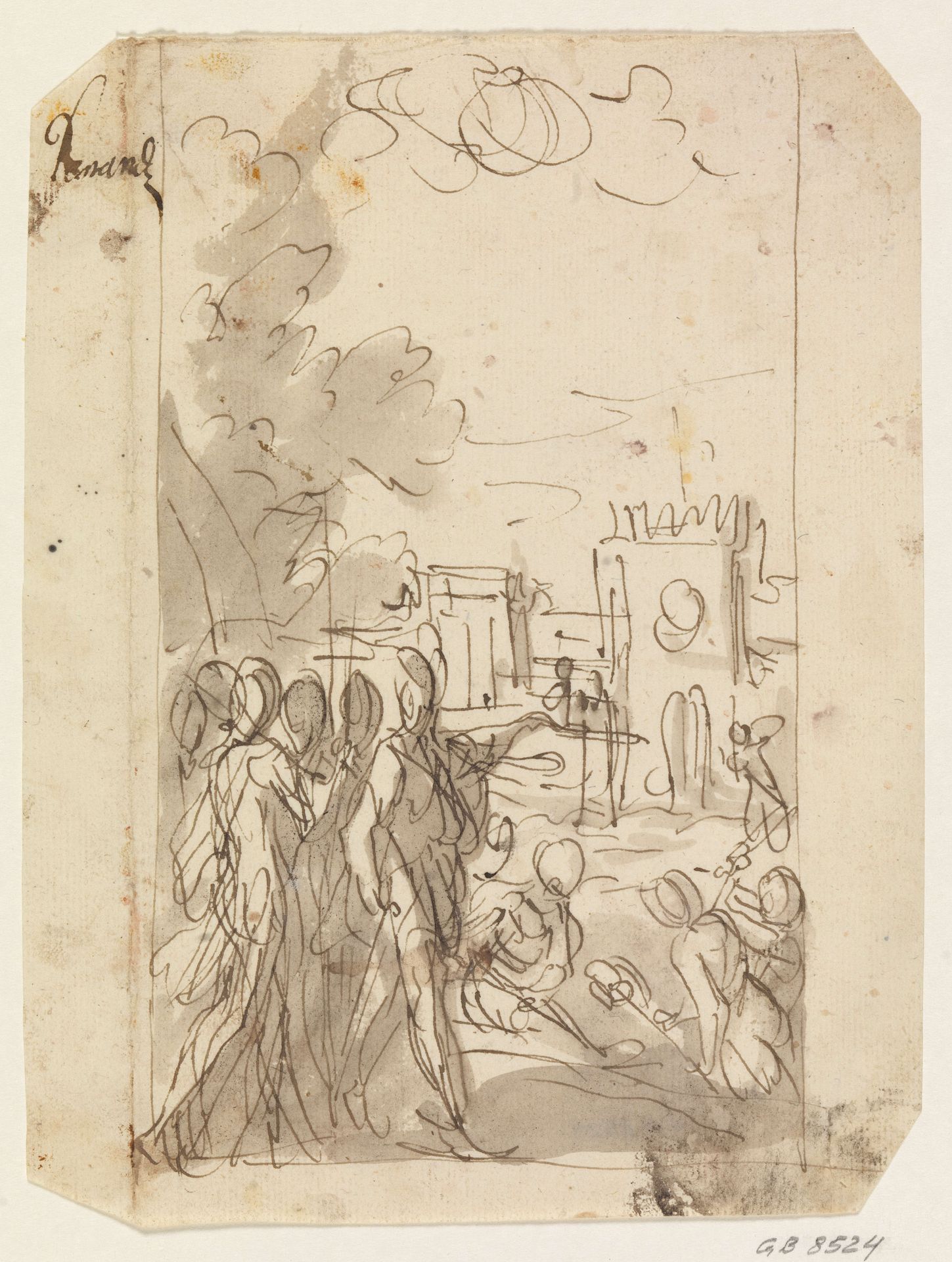 Bernardo Barbarigo overseeing the fortification of a conquered town by Anonymous