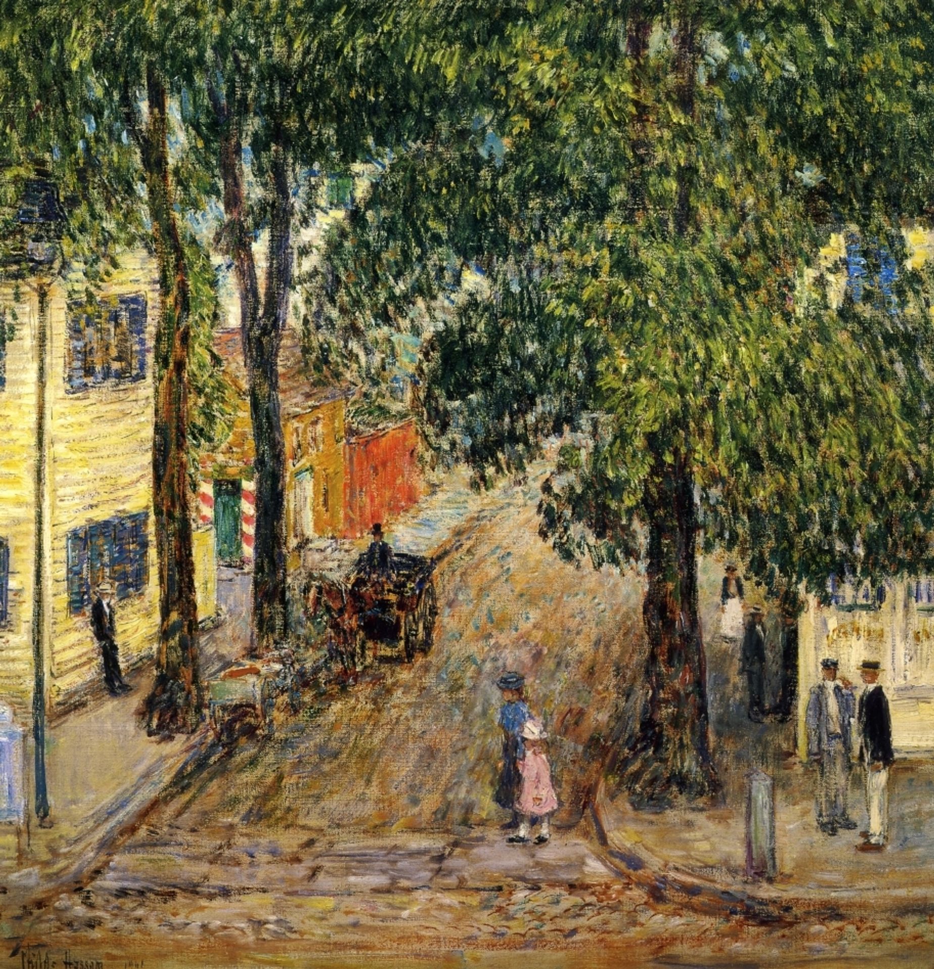 Duke Street, Newport by Childe Hassam