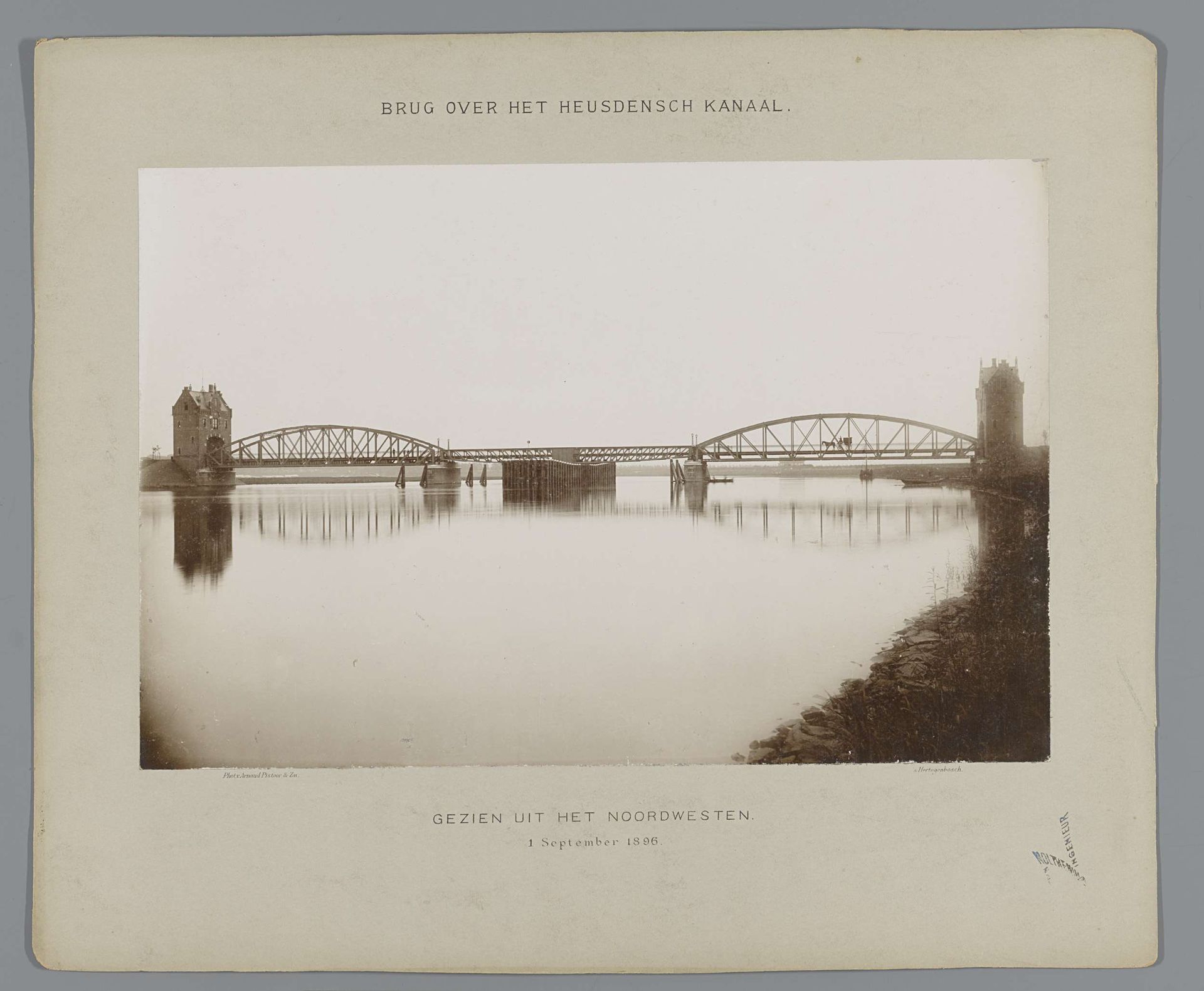 Brug over het Heusdensch Kanaal by Arnaud Pistoor & Zoon