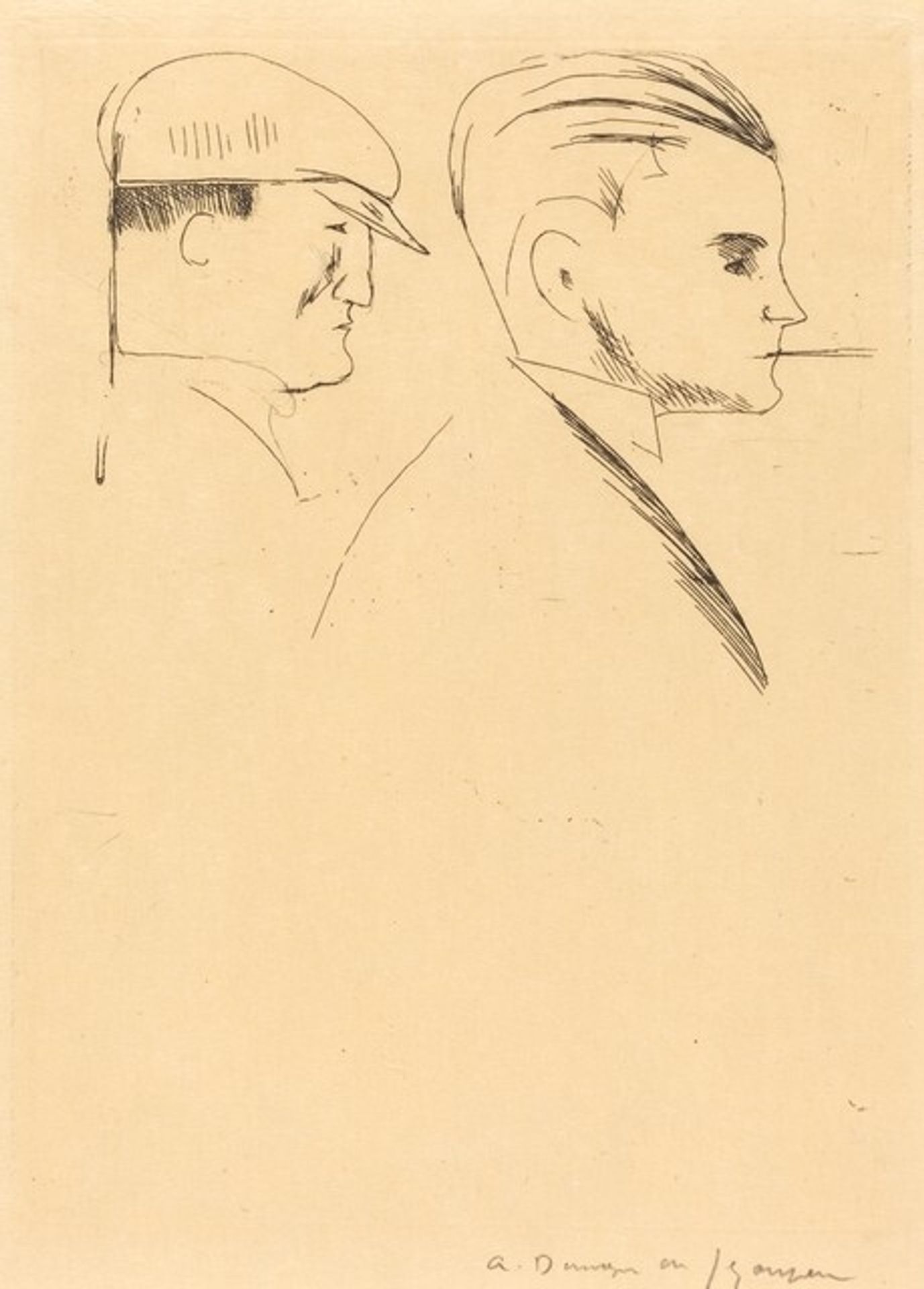 Spectators (Les Spectateurs) by Andre Dunoyer de Segonzac