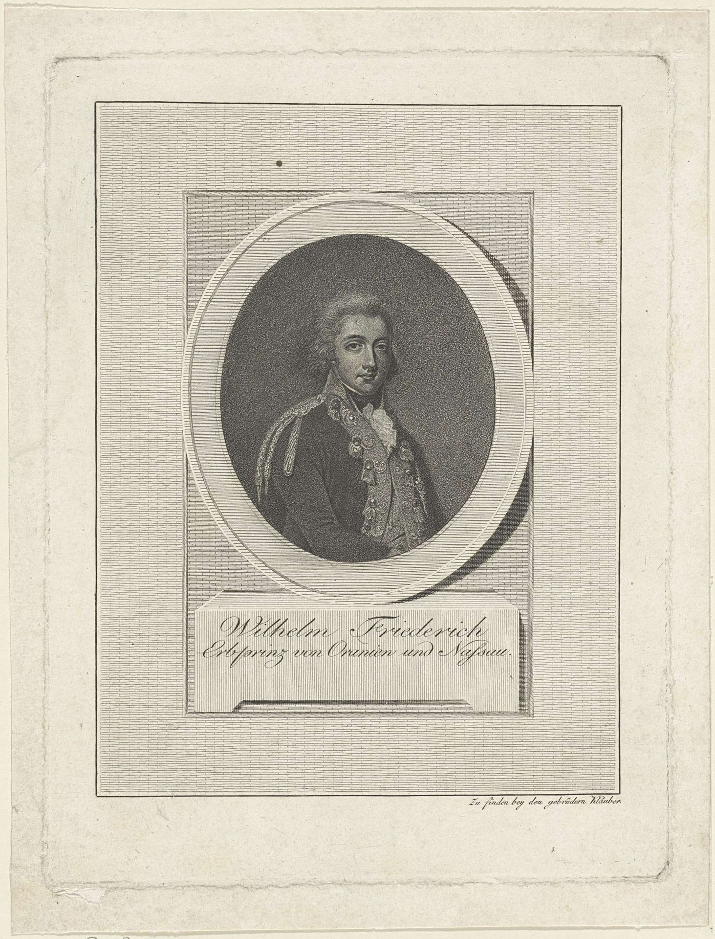 Portret van Willem I Frederik, koning der Nederlanden by Anonymous