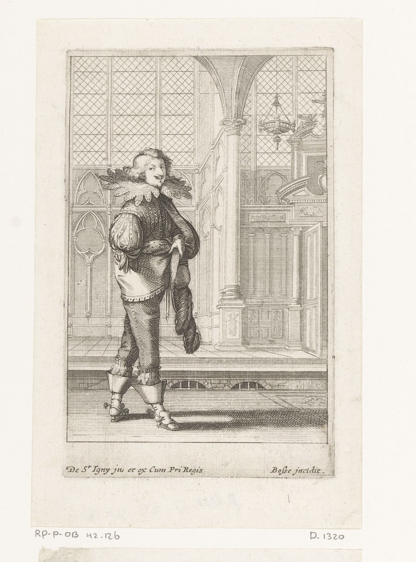 La Noblesse Française à l’église (De Franse adel in de kerk) by Abraham Bosse
