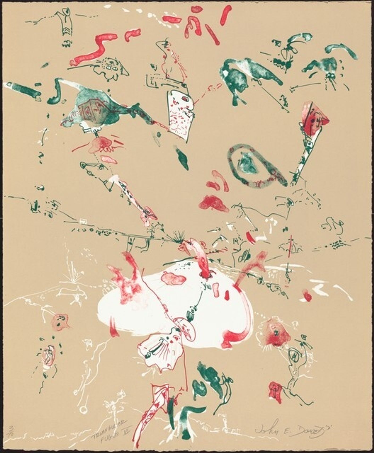 Triangular Fugue VI by John Dowell