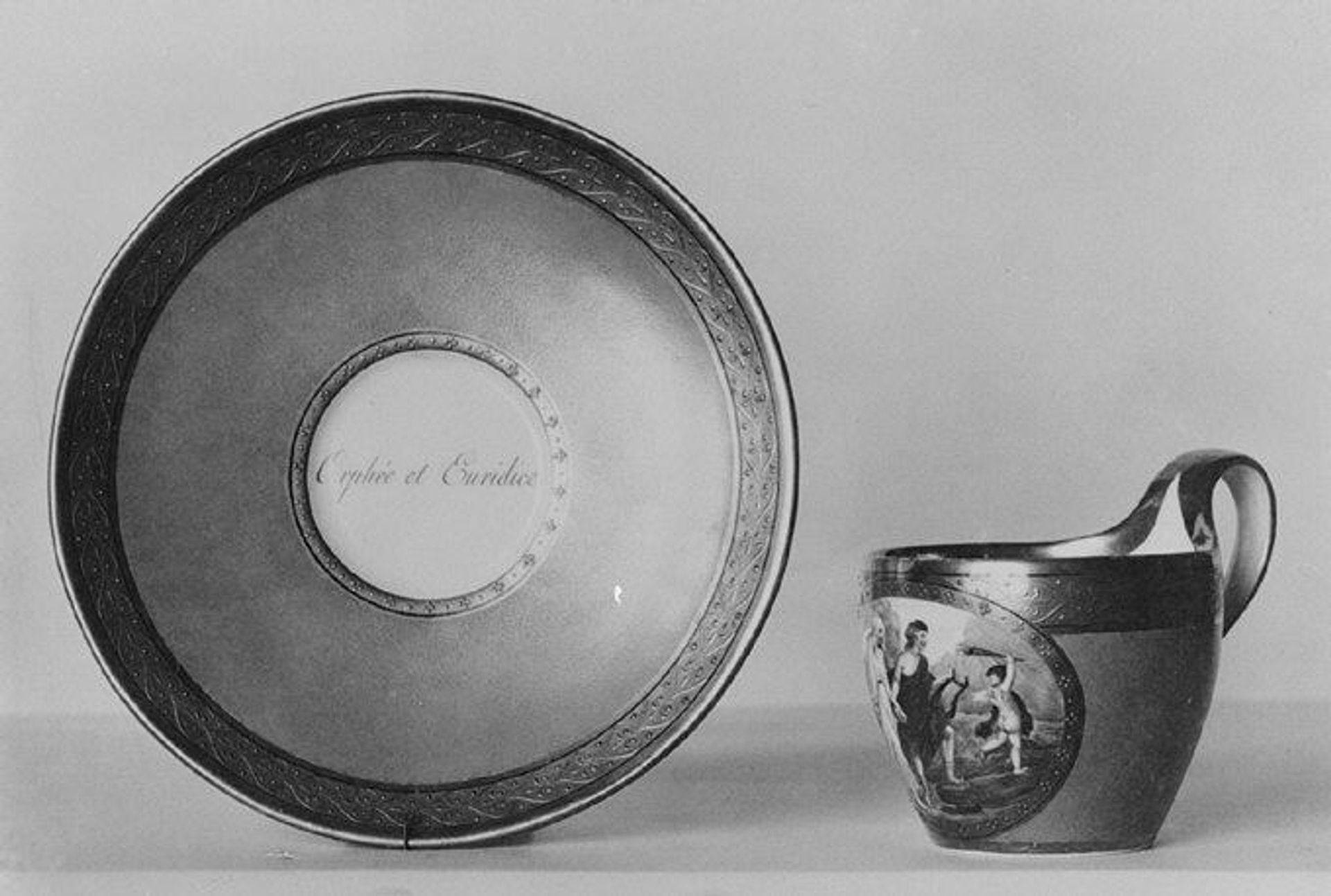 Cup and saucer by Royal Porcelain Manufactory