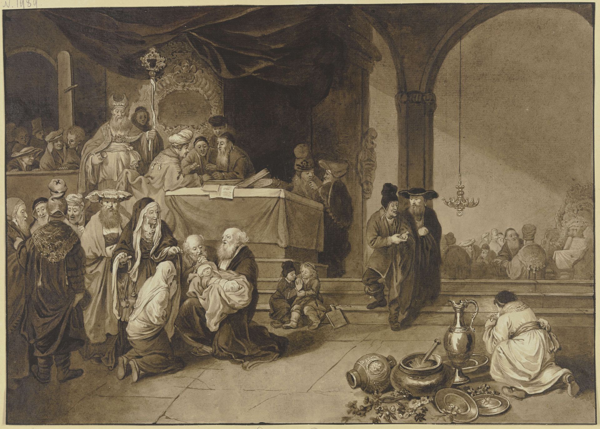Representation in the temple by Johann Ernst Constantin Plesch