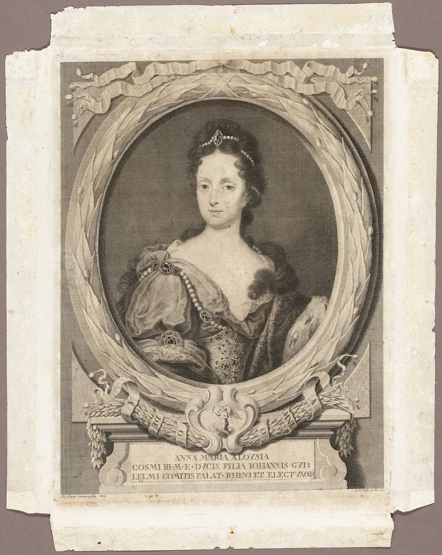 Anna Maria Luisa by Georg Martin Preissler