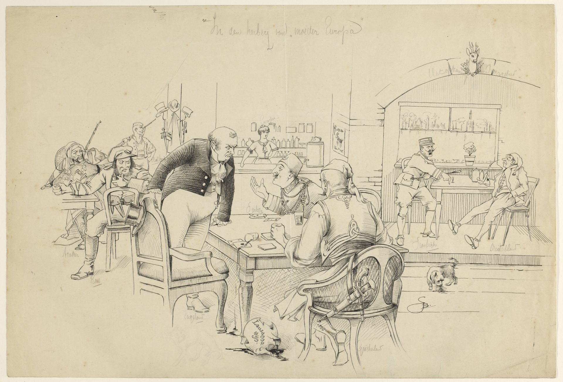 In den herberg van "Moeder Europa" by J. Bretschneider