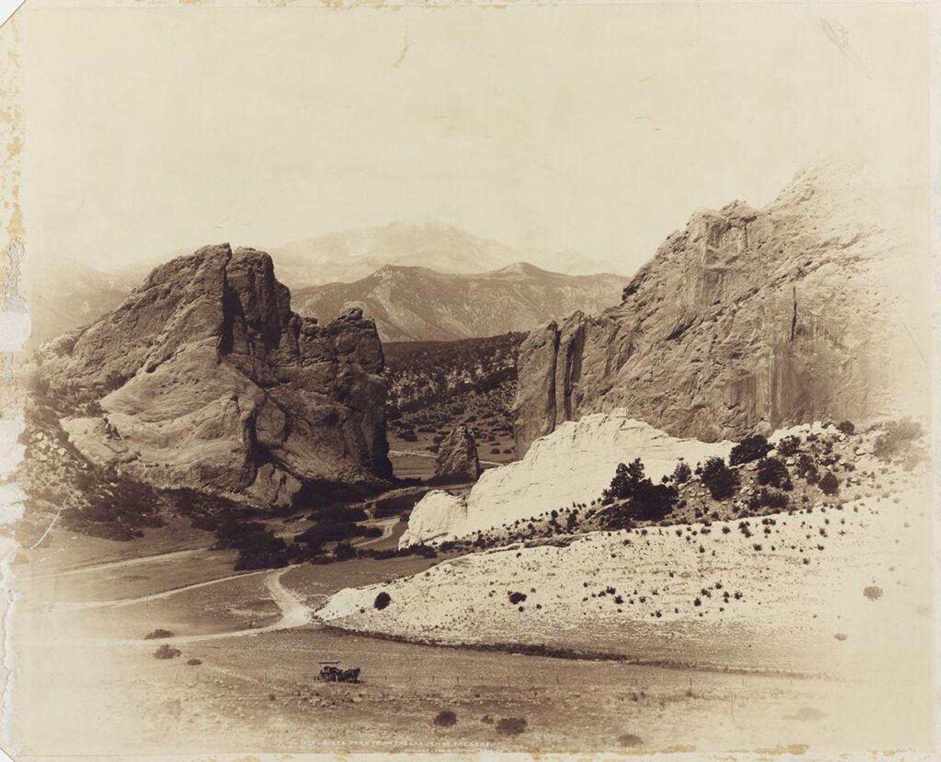 Pikes Peak from the Garden of the Gods by William Henry Jackson