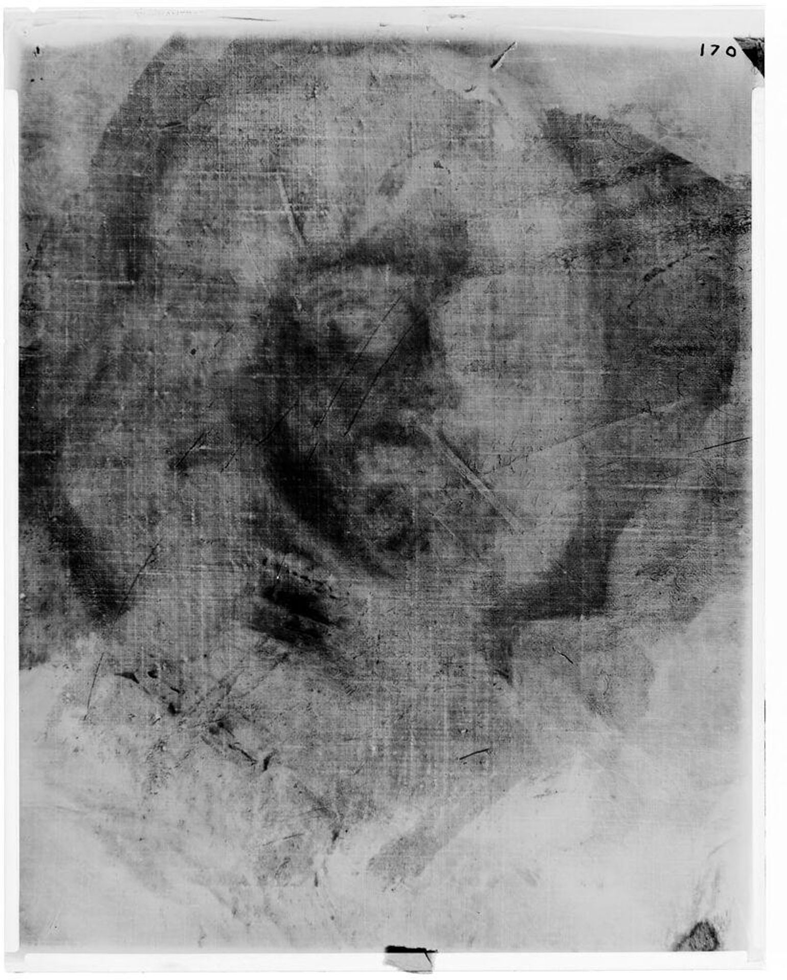 X-radiograph(s) of "Portrait of an Admiral (?)" by Artist of original: Ferdinand Bol