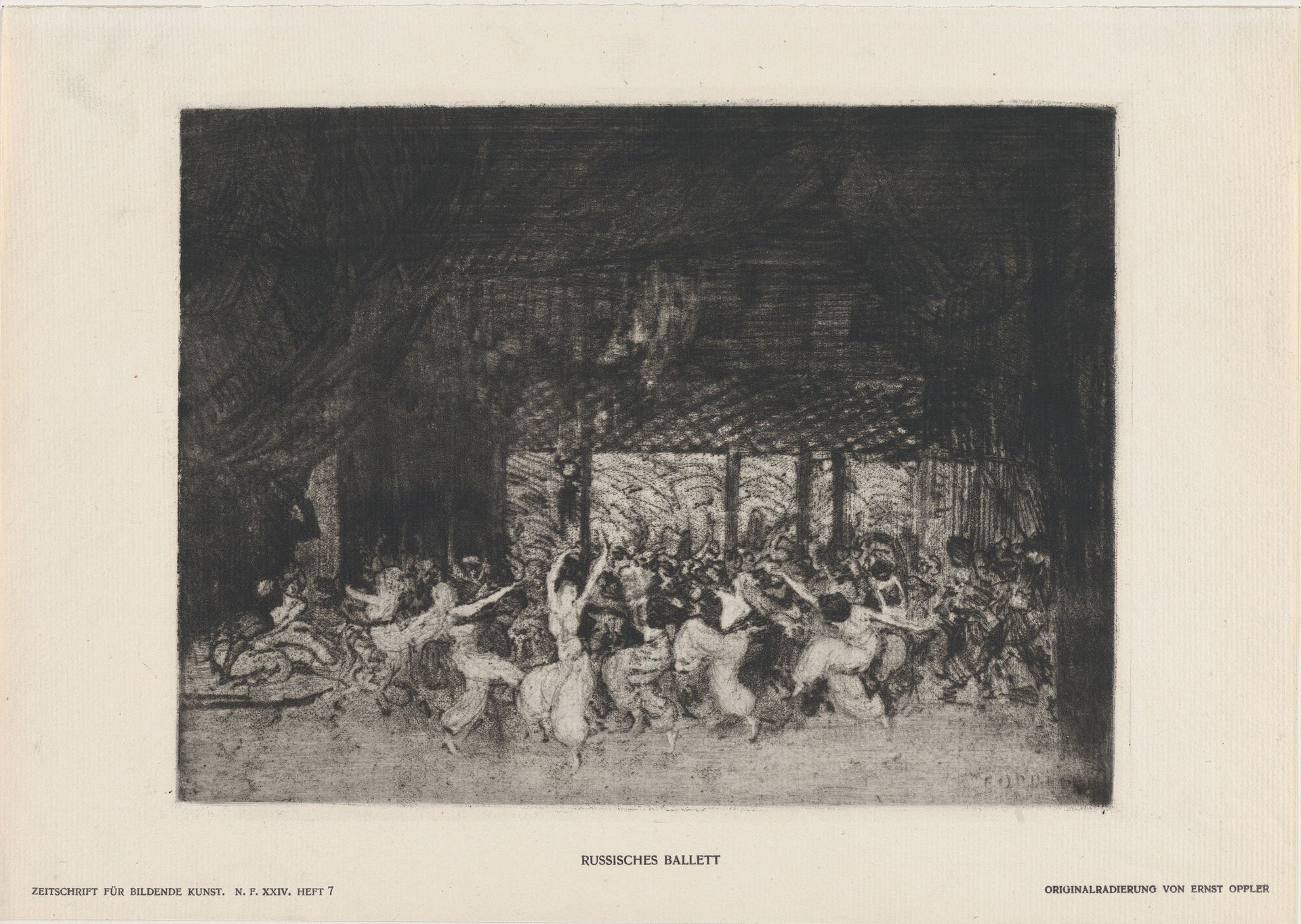 Russian Ballet by Ernst Oppler