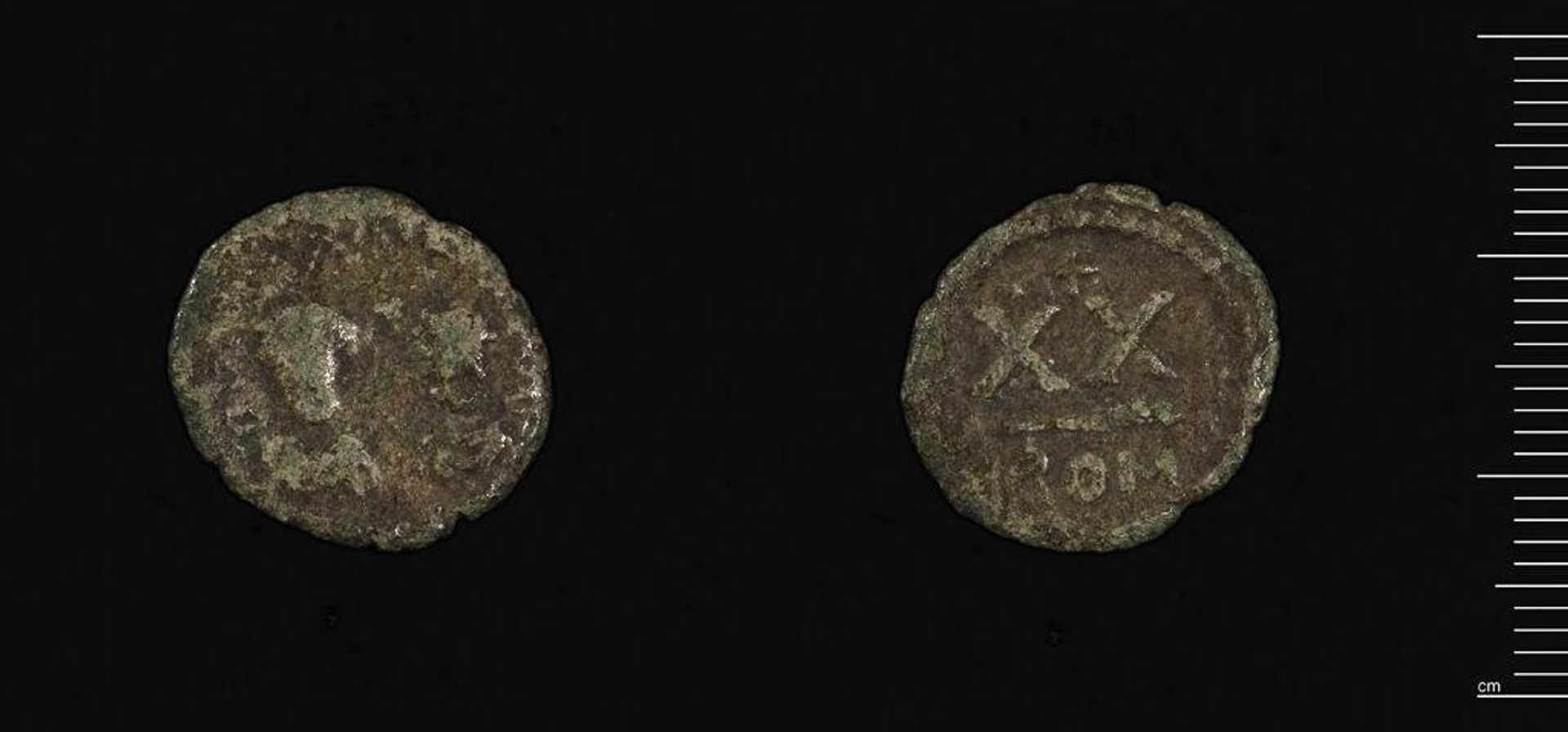 Coin of Herakleios by Abd-al-Malik (Umayyads)