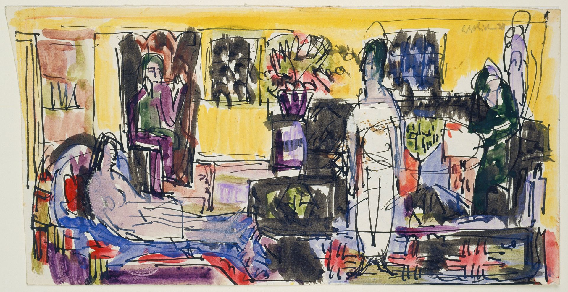 Bohème moderne by Ernst Ludwig Kirchner