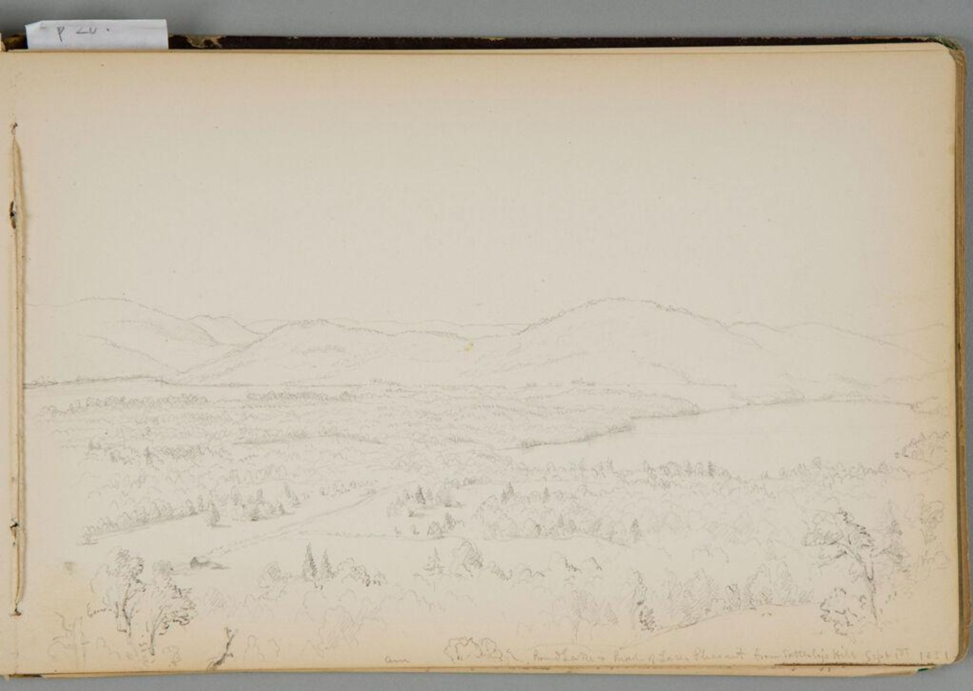 Round Lake and Lake Pleasant by Sanford Robinson Gifford