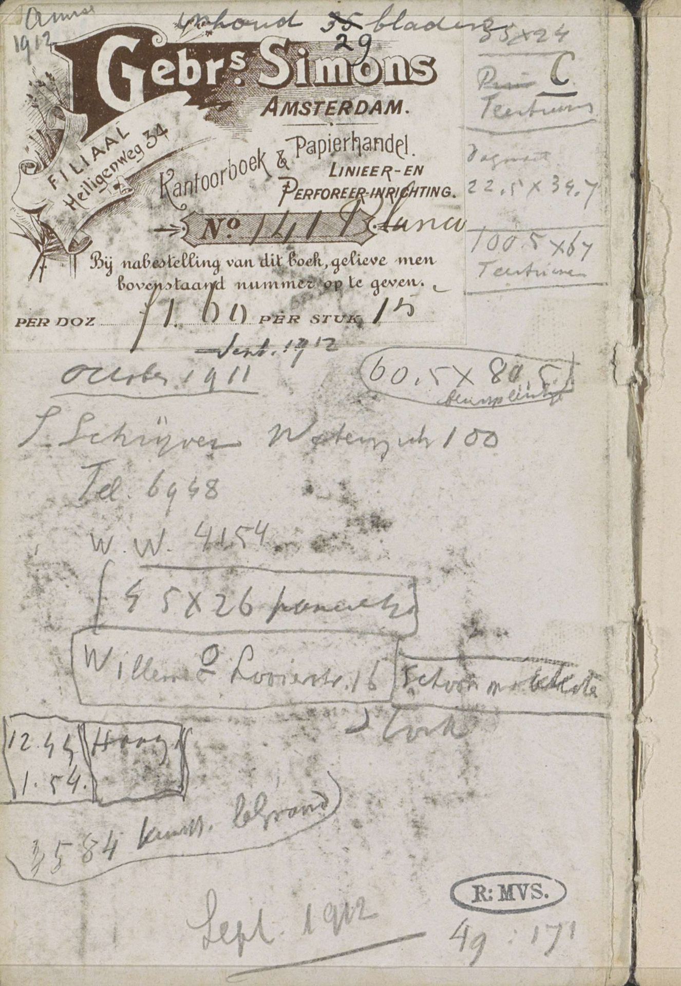 Annotaties by George Hendrik Breitner